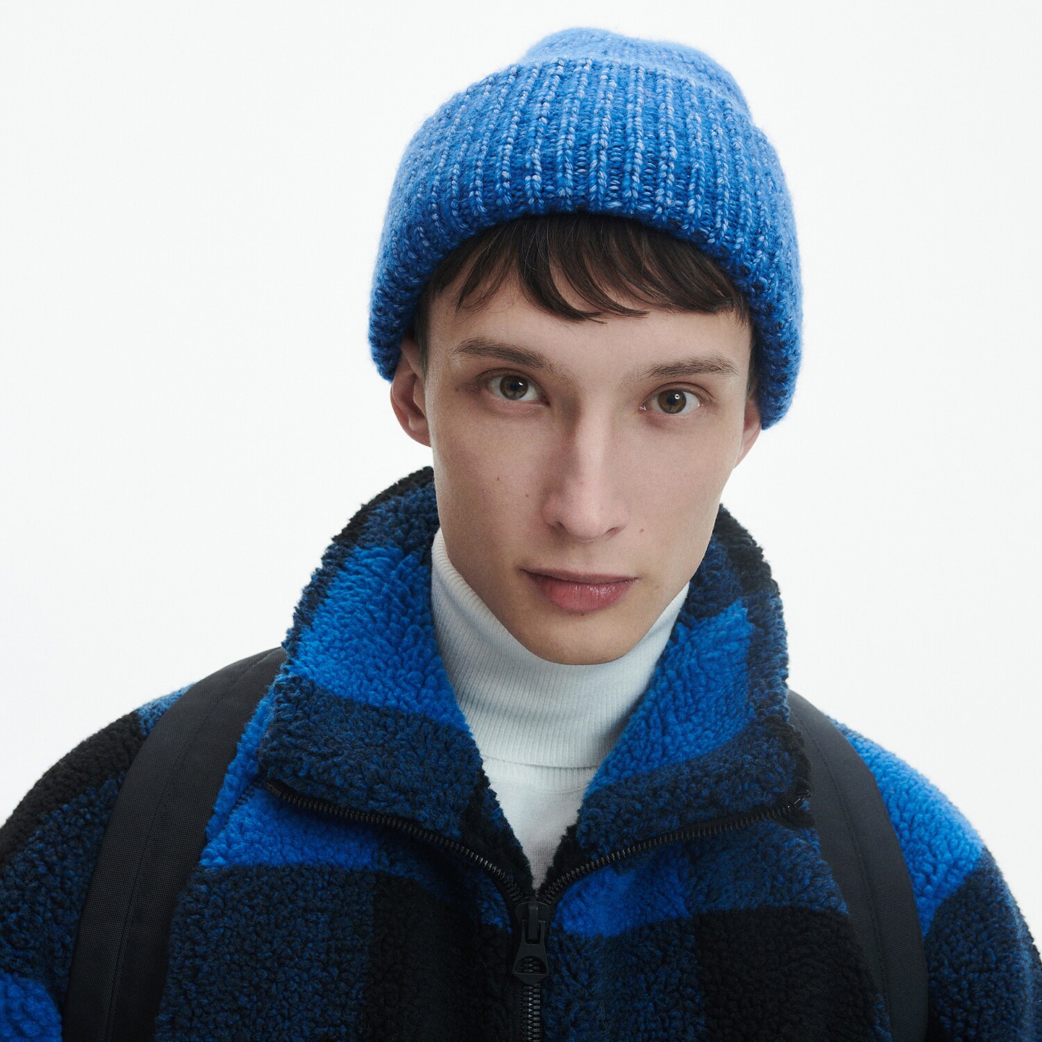 Reserved – Căciulă beanie cu adaos de lână – Albastru accessories imagine noua 2022