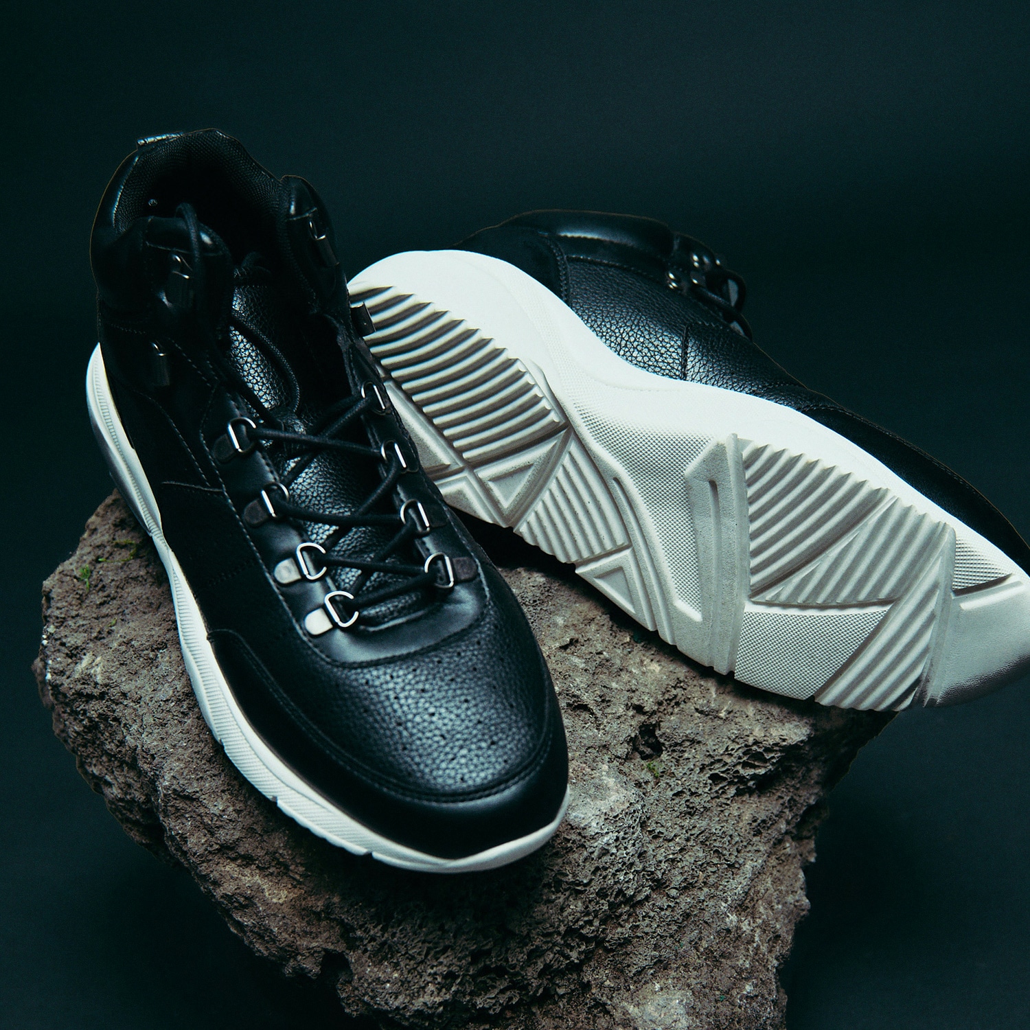 Reserved – Pantofi sport din piele ecologică – Negru accessories imagine noua 2022
