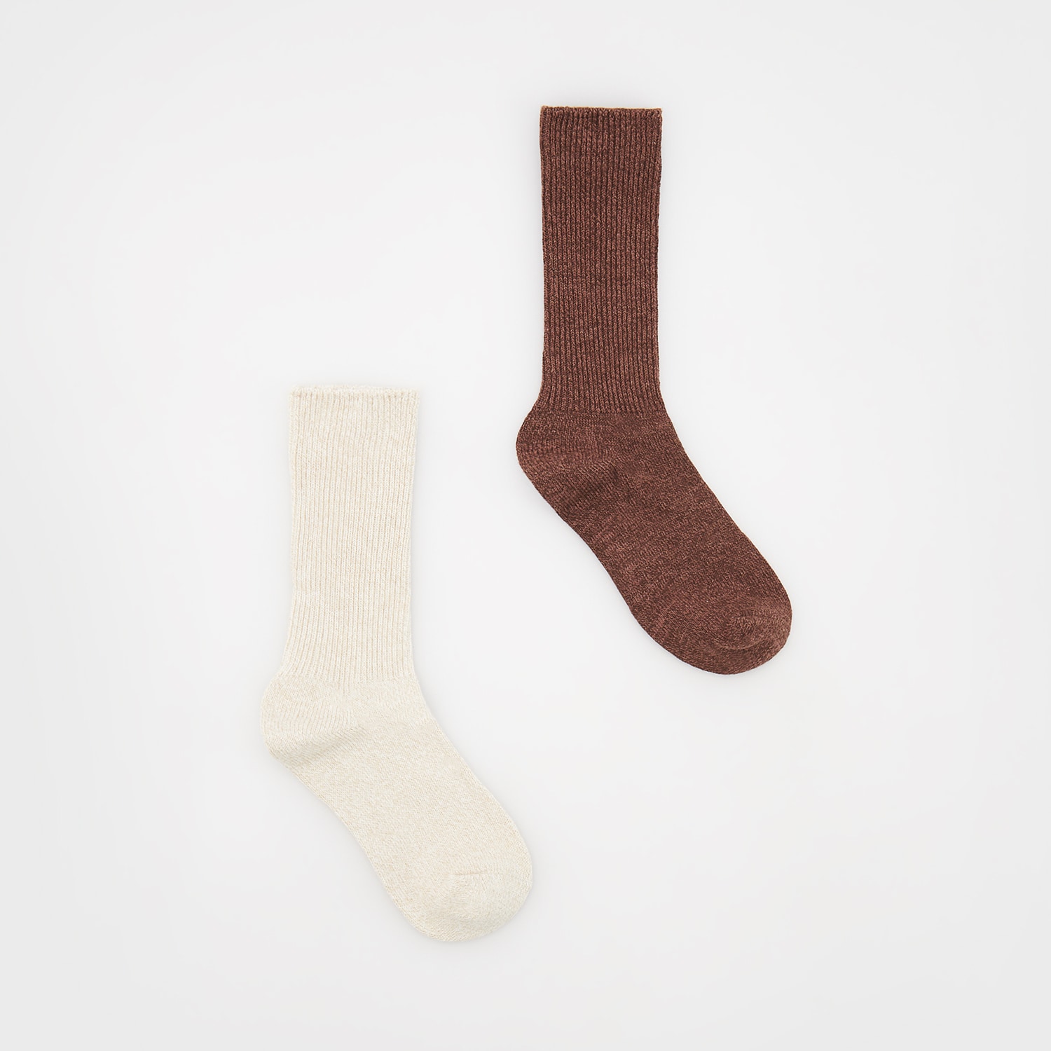 E-shop Reserved - Súprava 2 párov ponožiek - Béžová