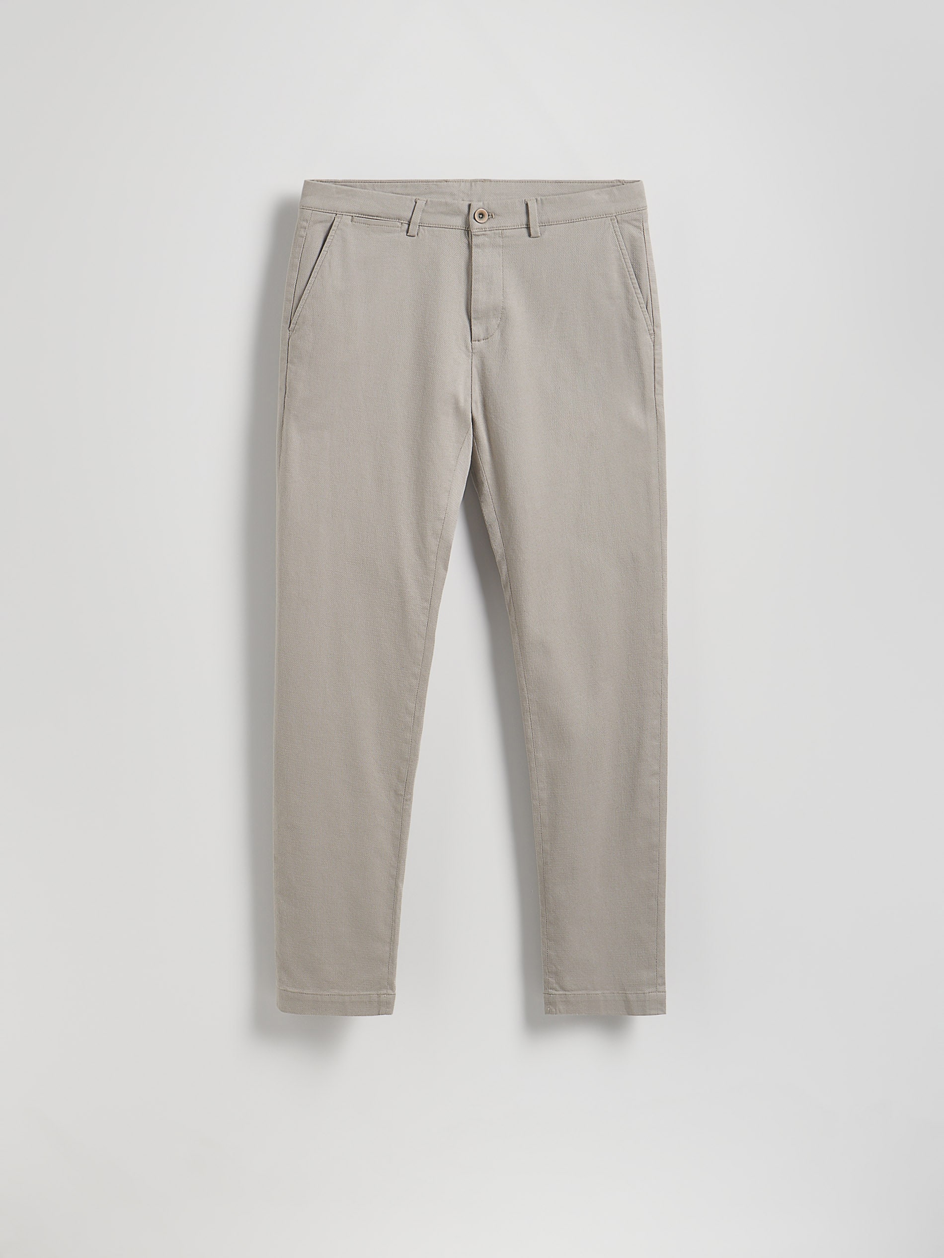 Reserved - Παντελόνι chino slim από βαμβακερό ύφασμα φωτογραφία