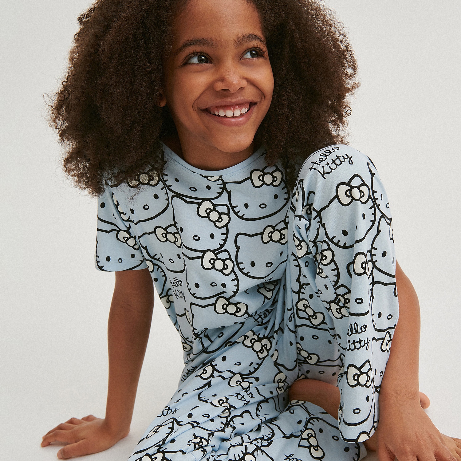 Reserved - Pijama Hello Kitty, pentru fetițe (bebeluși) - Albastru