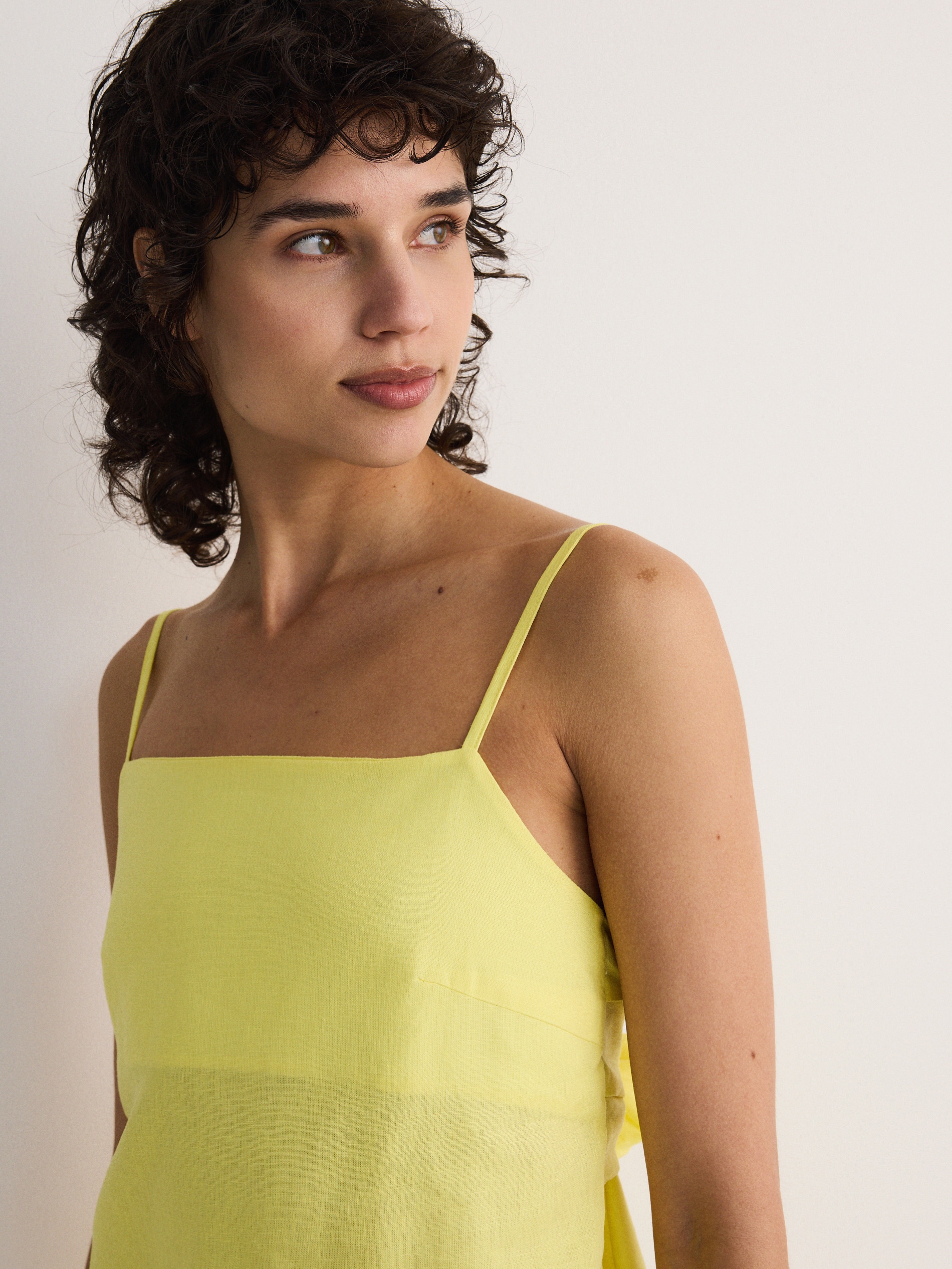 Reserved - Mini φόρεμα από μείγμα λινού φωτογραφία