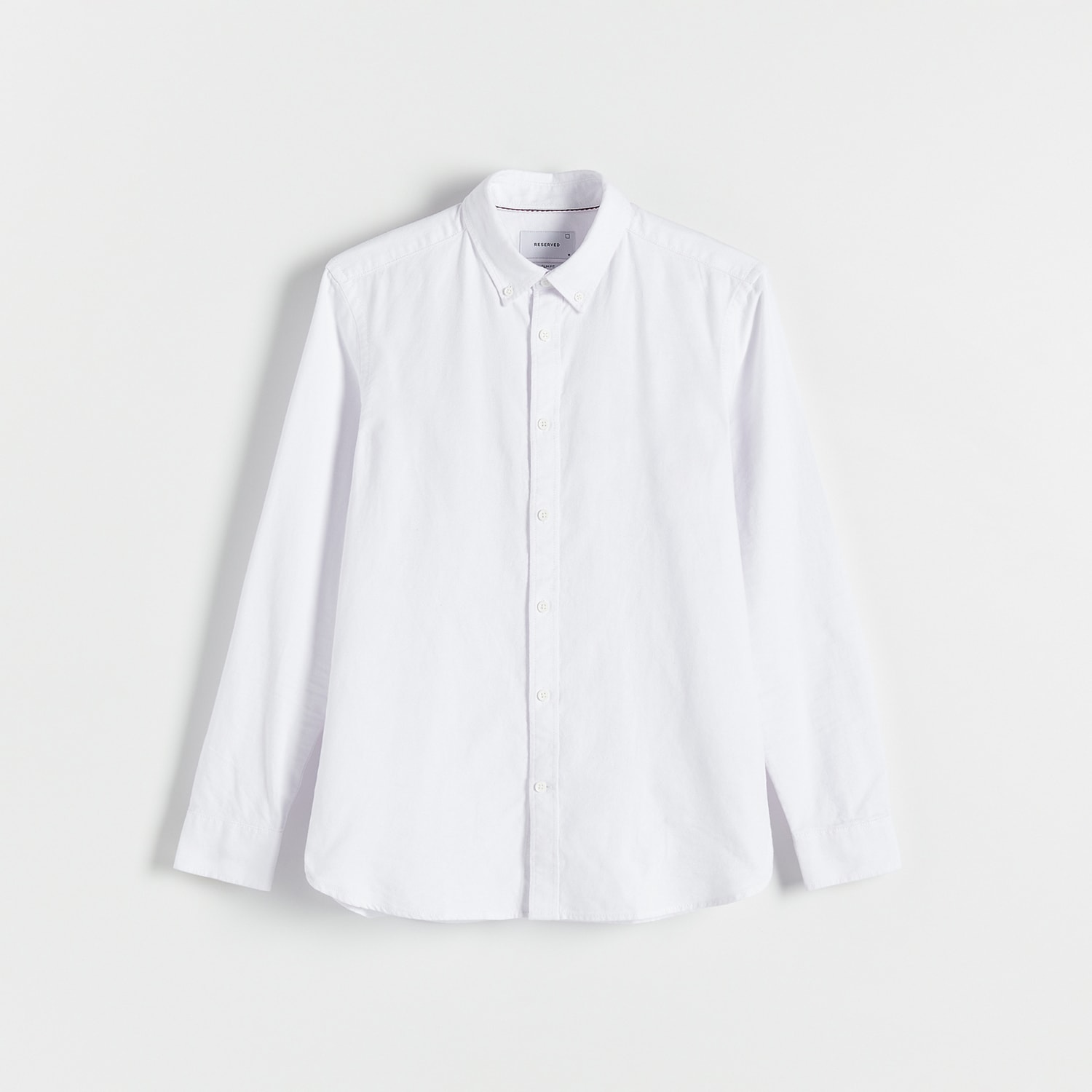 E-shop Reserved - Košeľa slim fit - Biela