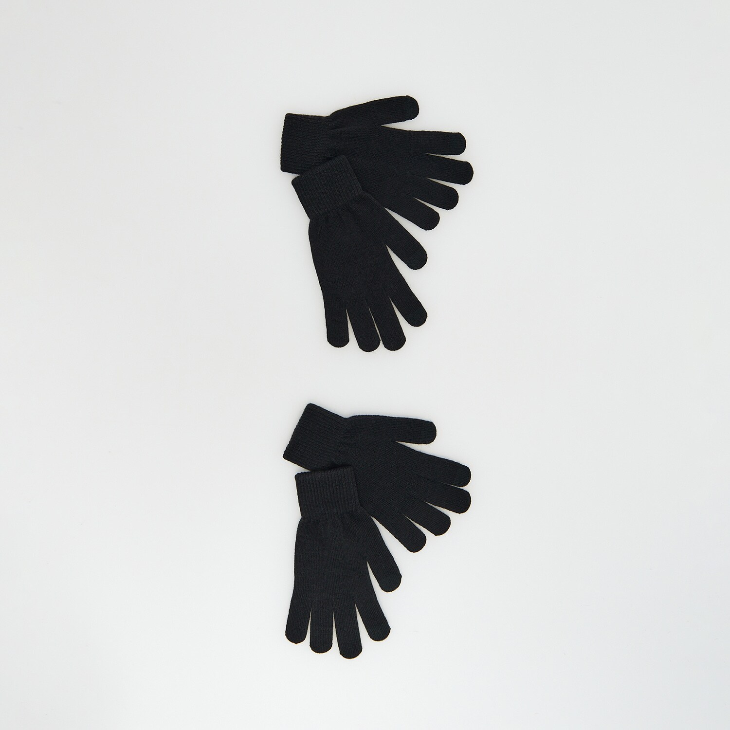 Reserved – Mănuși din jerseu – Negru Accessories imagine noua gjx.ro