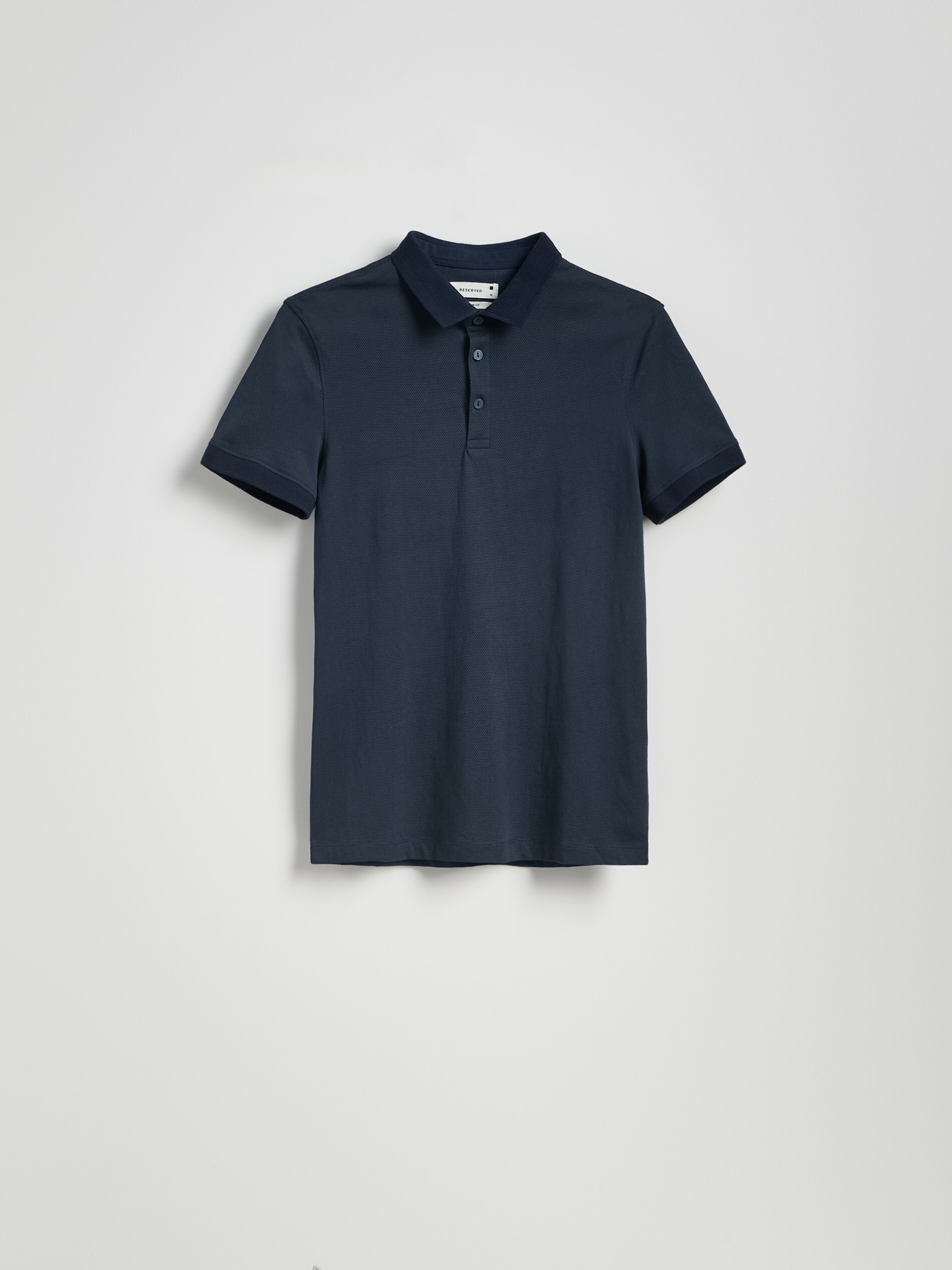 Reserved - Βαμβακερή μπλούζα πόλο slim fit φωτογραφία