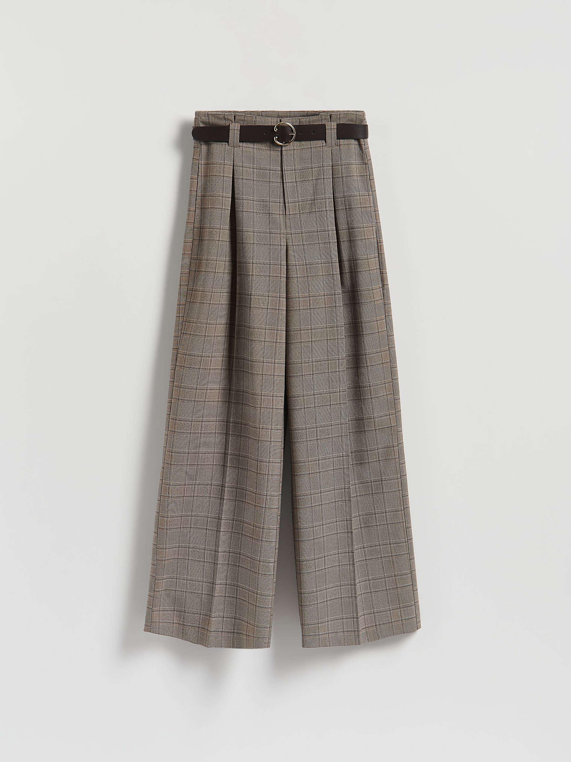 Reserved - Φαρδύ παντελόνι με πιέτες και ζώνη φωτογραφία