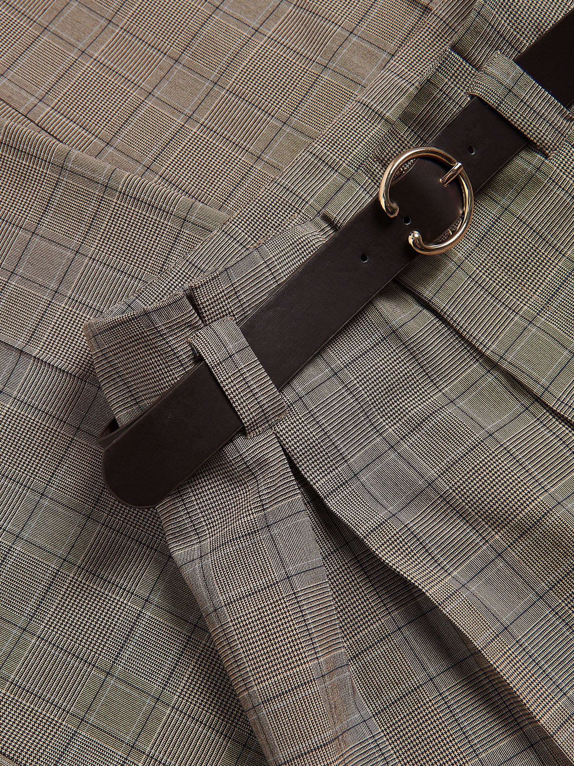 Reserved - Φαρδύ παντελόνι με πιέτες και ζώνη φωτογραφία