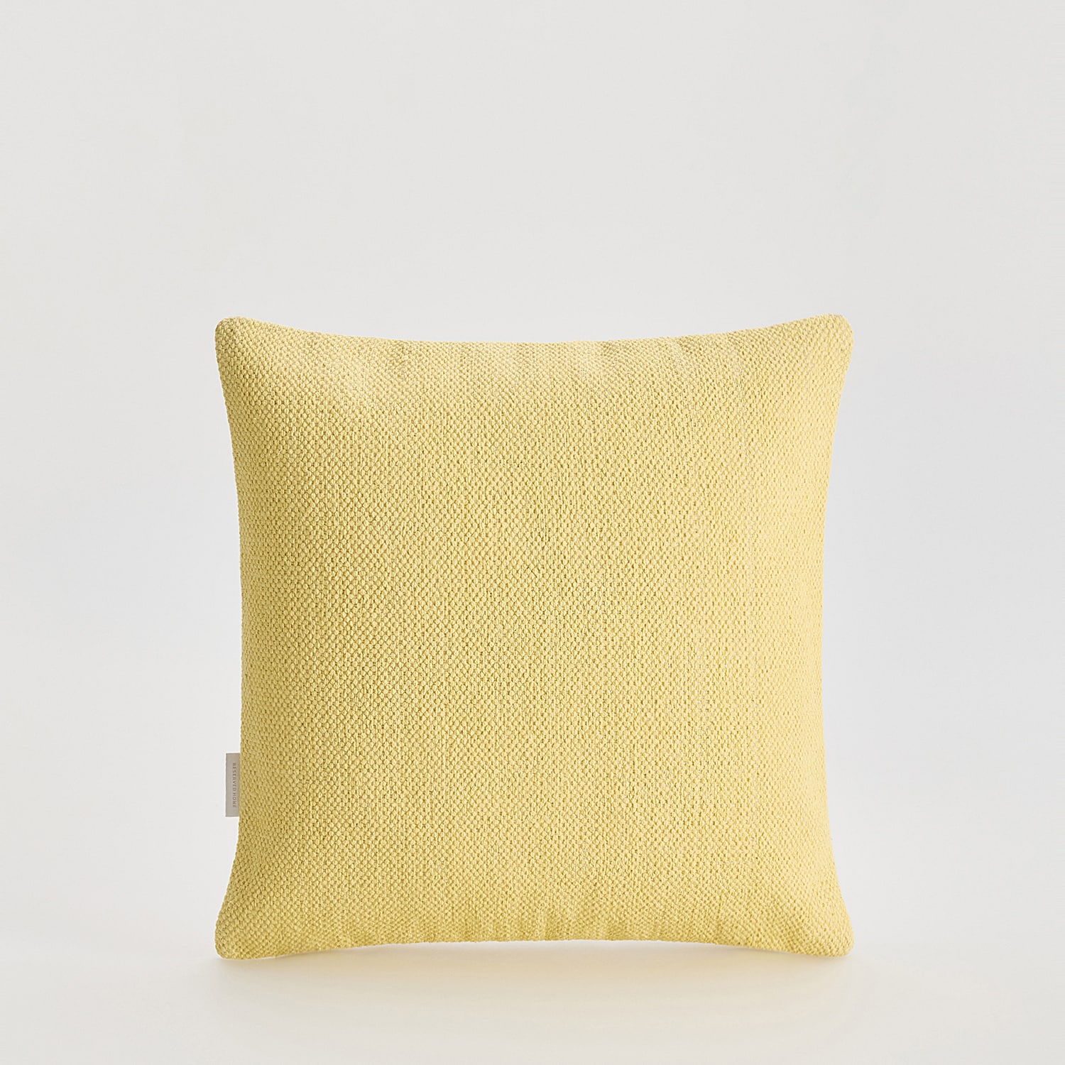 E-shop Reserved - Obliečka na vankúš z textúrovanej bavlnenej látky - Žltá