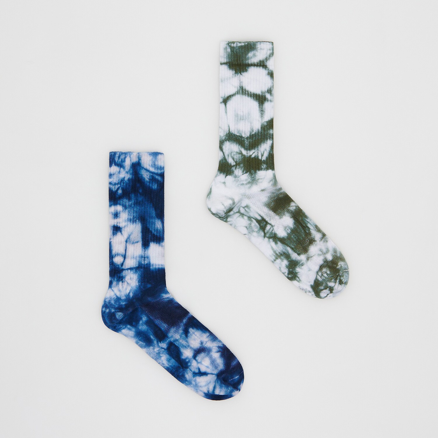Reserved – Set de 2 perechi de șosete cu efect tie-dye – Albastru accessories imagine noua 2022