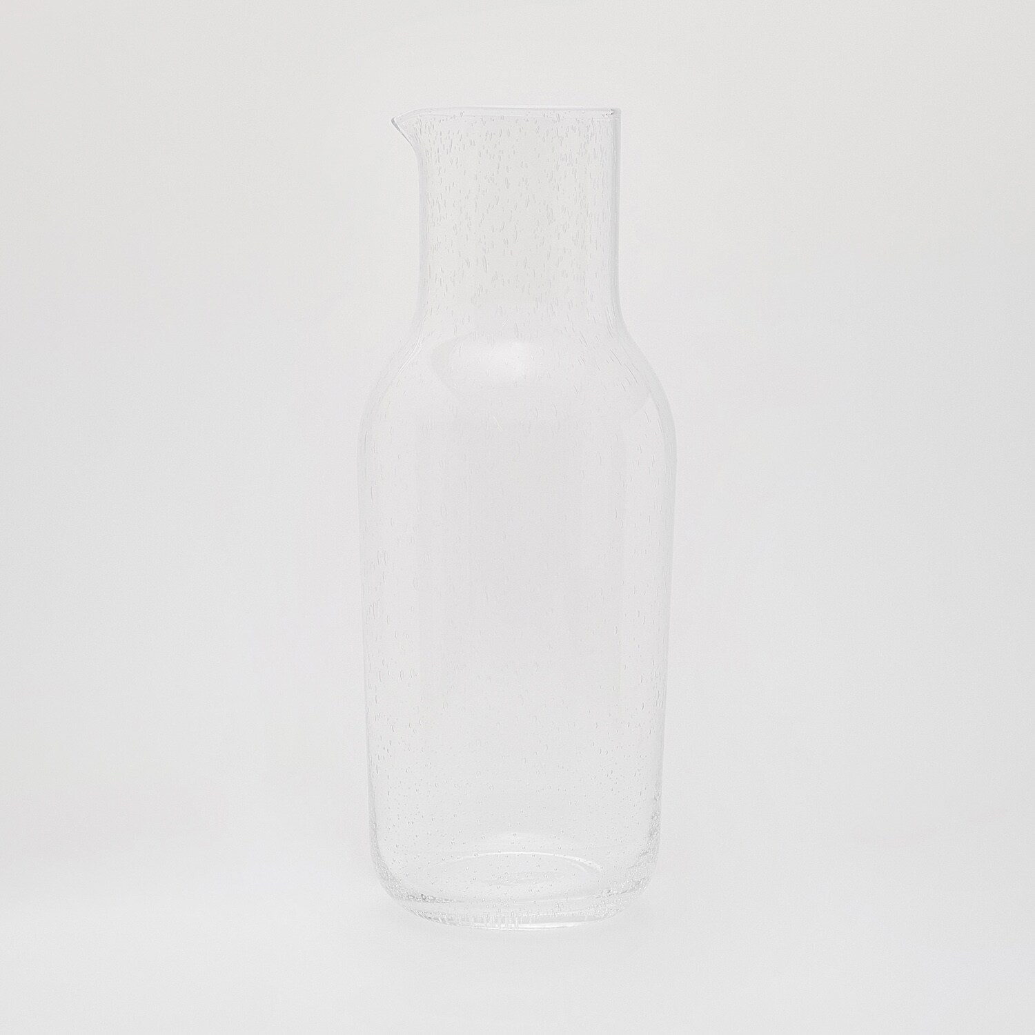Reserved - Carafă din sticlă cu bule - Alb