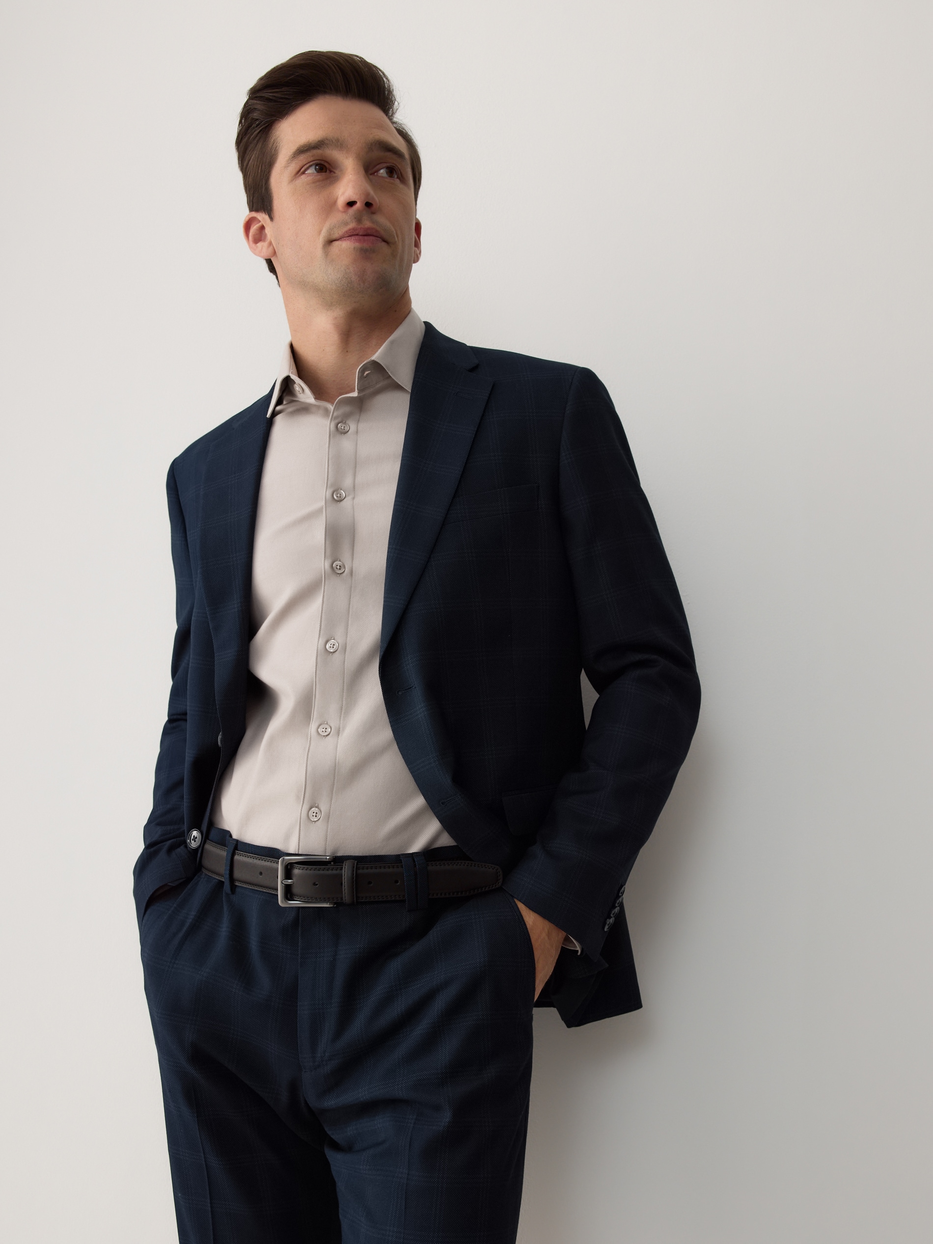Reserved - Σακάκι slim fit με μείγμα βισκόζης φωτογραφία