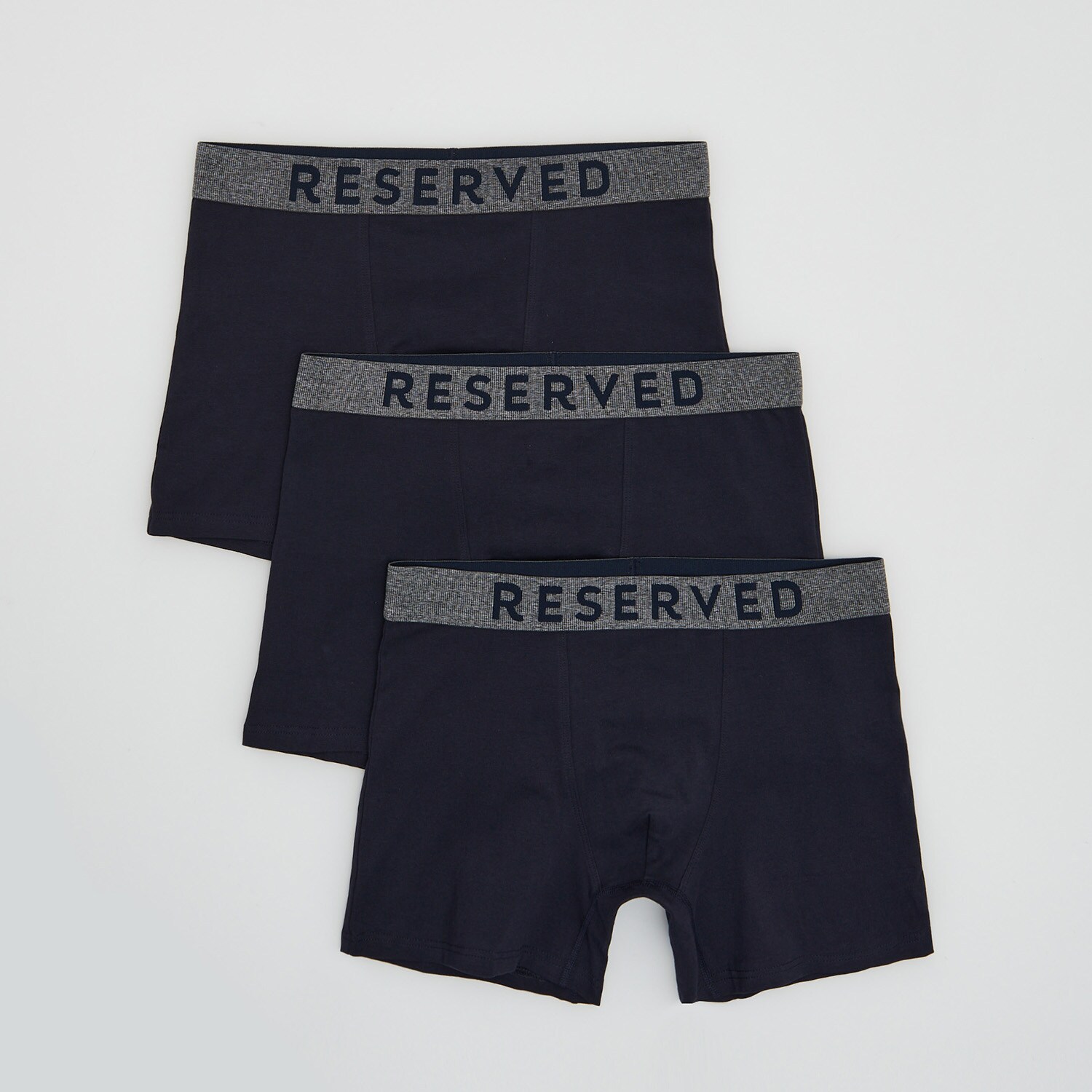 Reserved – Set de 3 perechi de boxeri long – Negru accessories imagine noua 2022