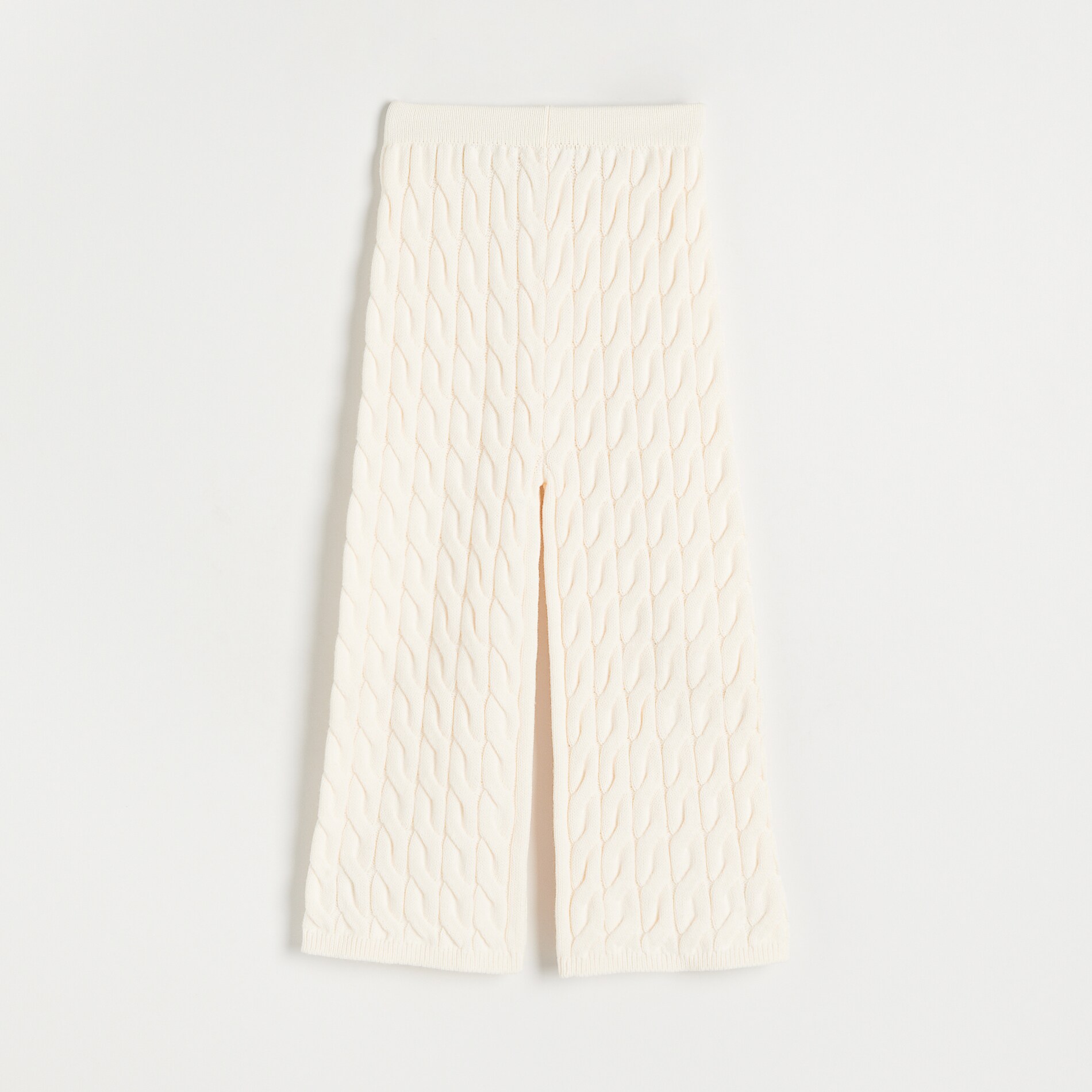 Reserved – Pantaloni din tricot decorativ – Ivory decorativ imagine noua 2022