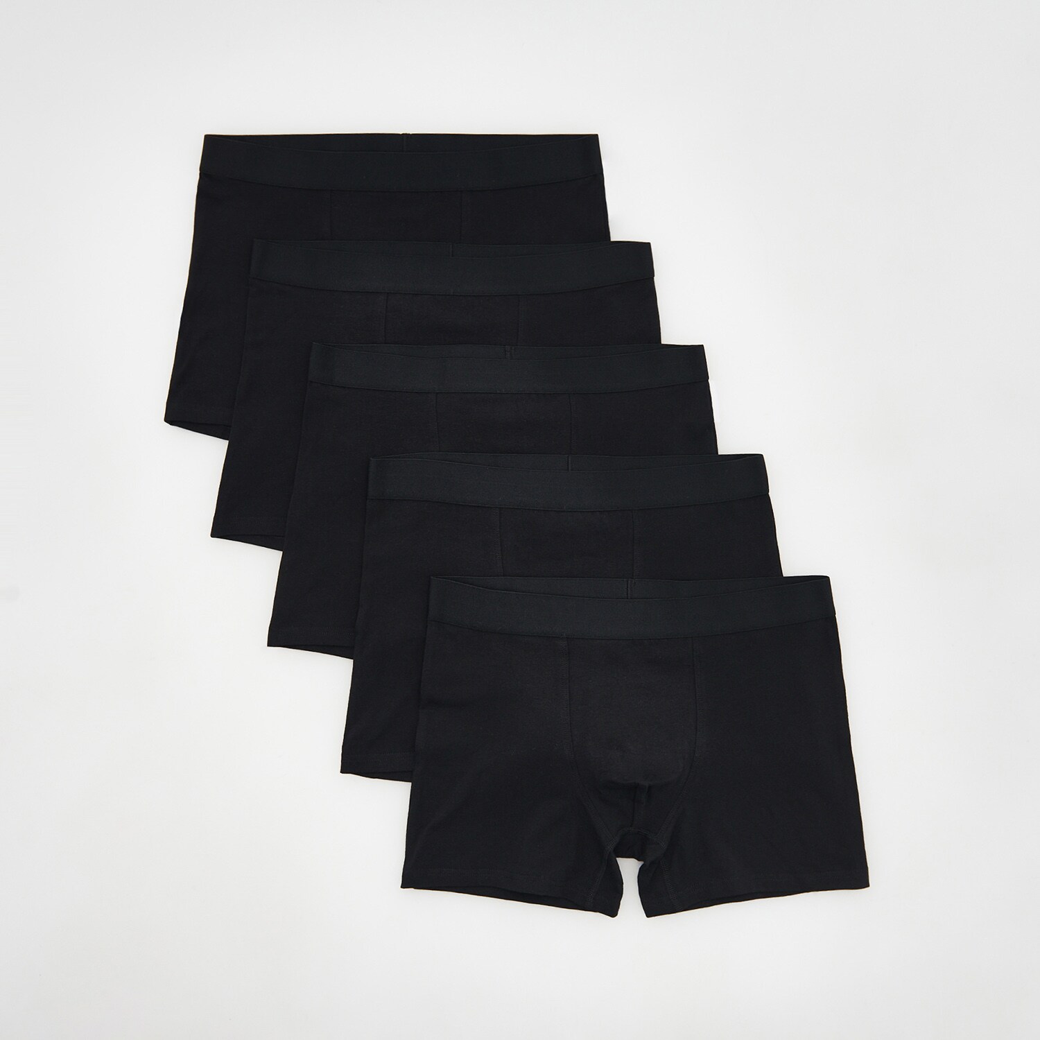 Reserved – Set de 5 perechi de boxeri long – Negru accessories imagine noua 2022
