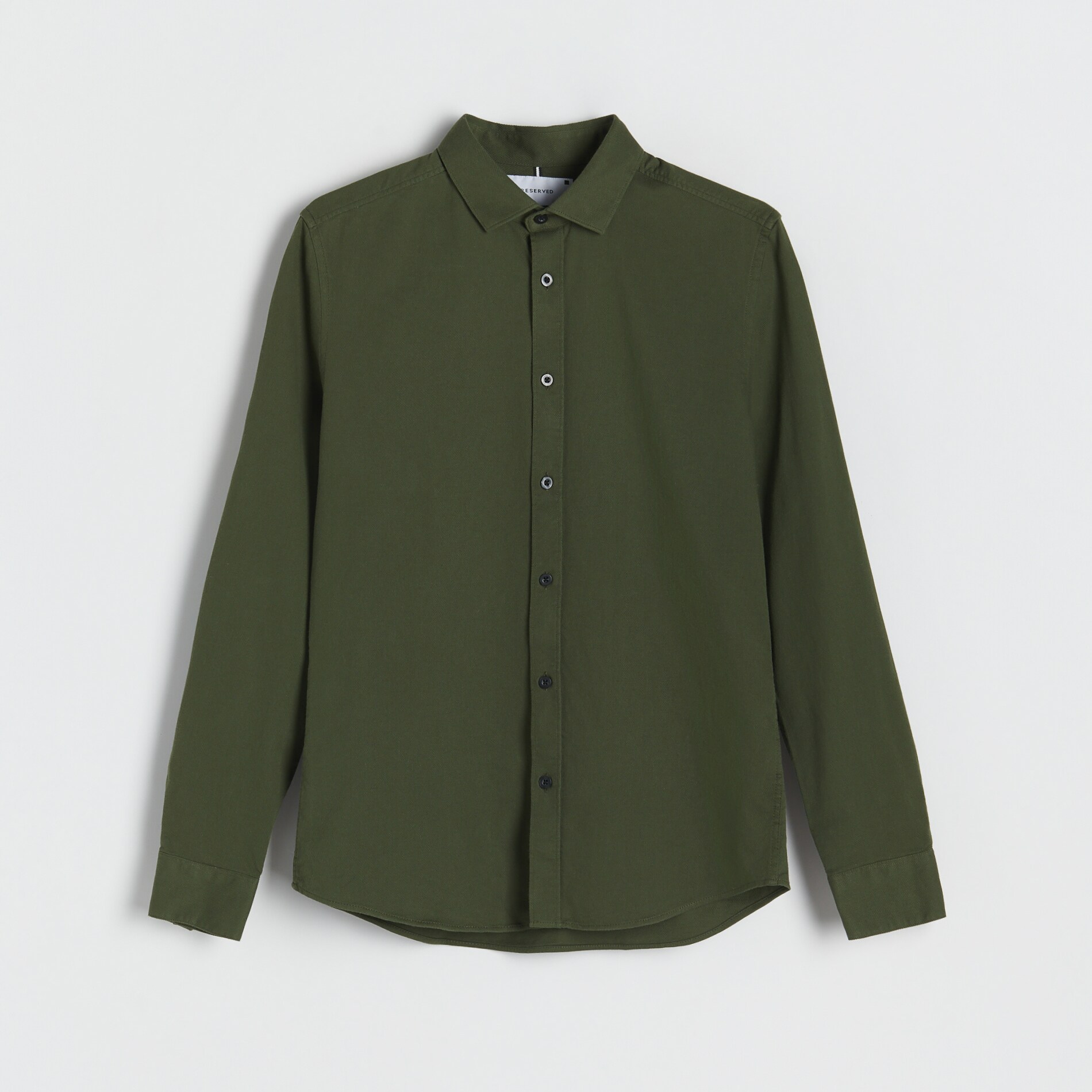 Reserved – Cămașă super slim fit – Verde Cămașă imagine noua 2022