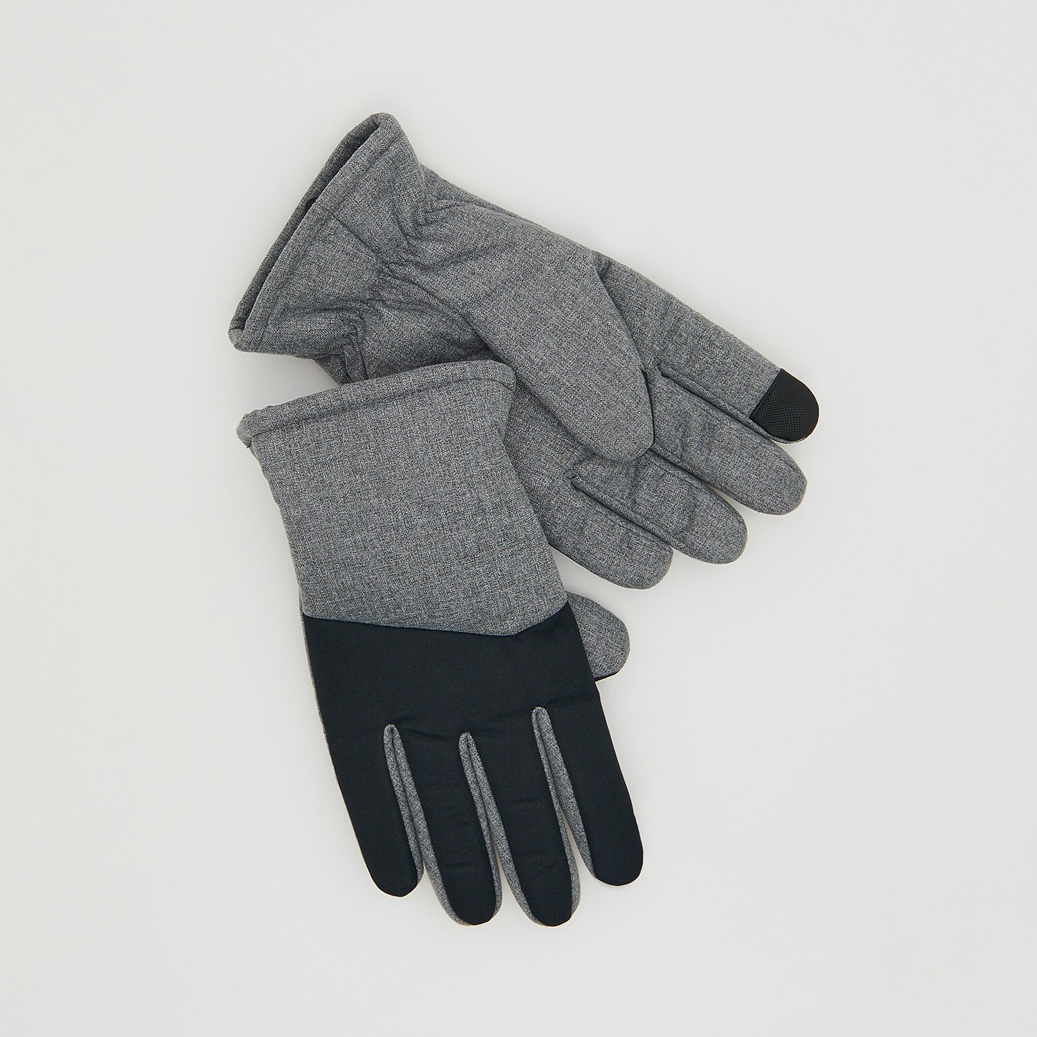 Reserved – Men`s gloves – Gri accessories imagine noua 2022