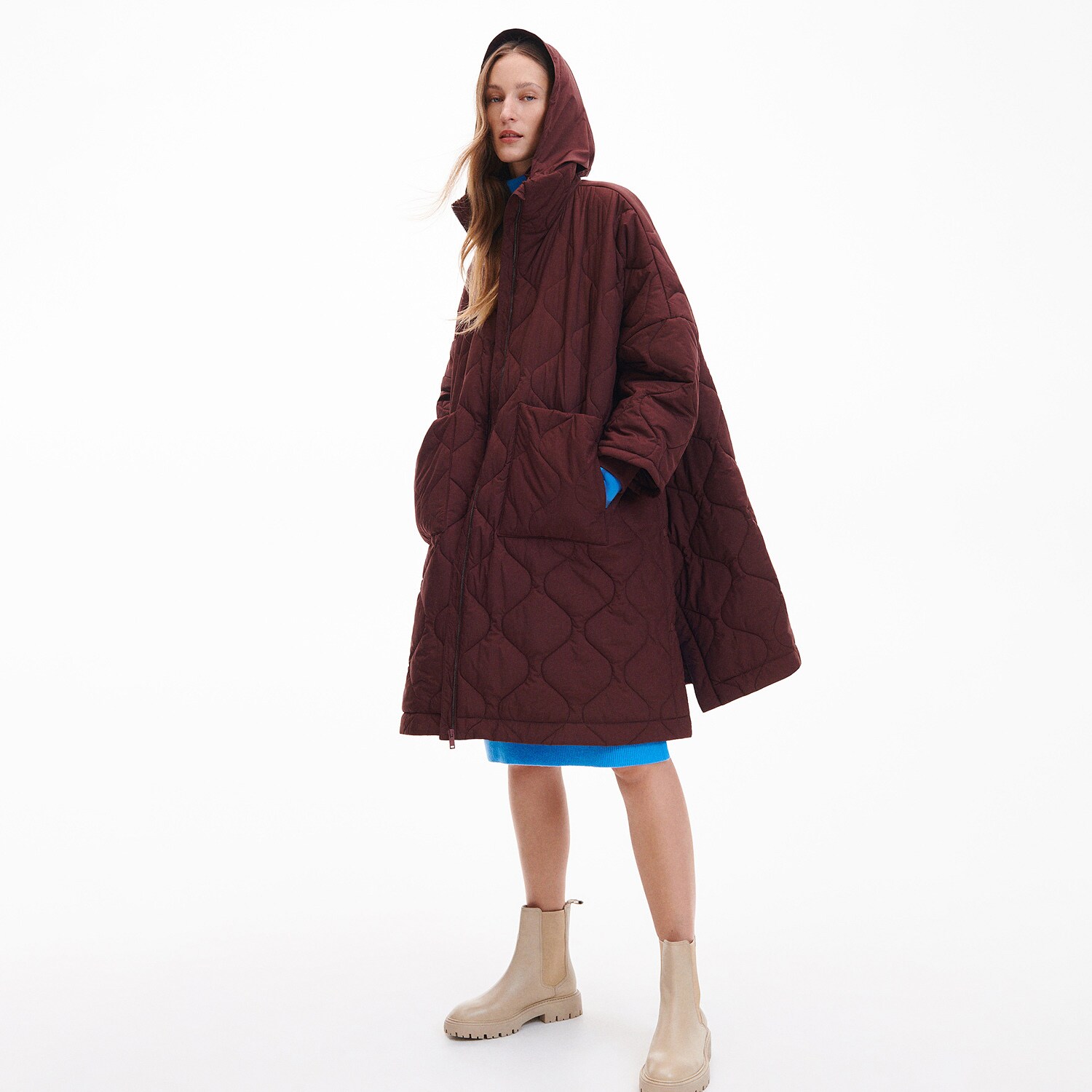 Reserved – Jachetă parka impermeabilă PREMIUM – Violet clothes imagine noua 2022