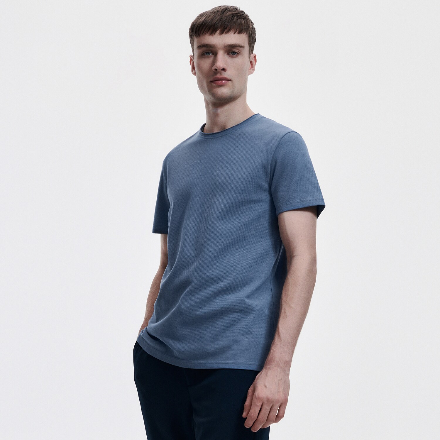Reserved – Men`s t-shirt – Albastru Albastru imagine noua 2022