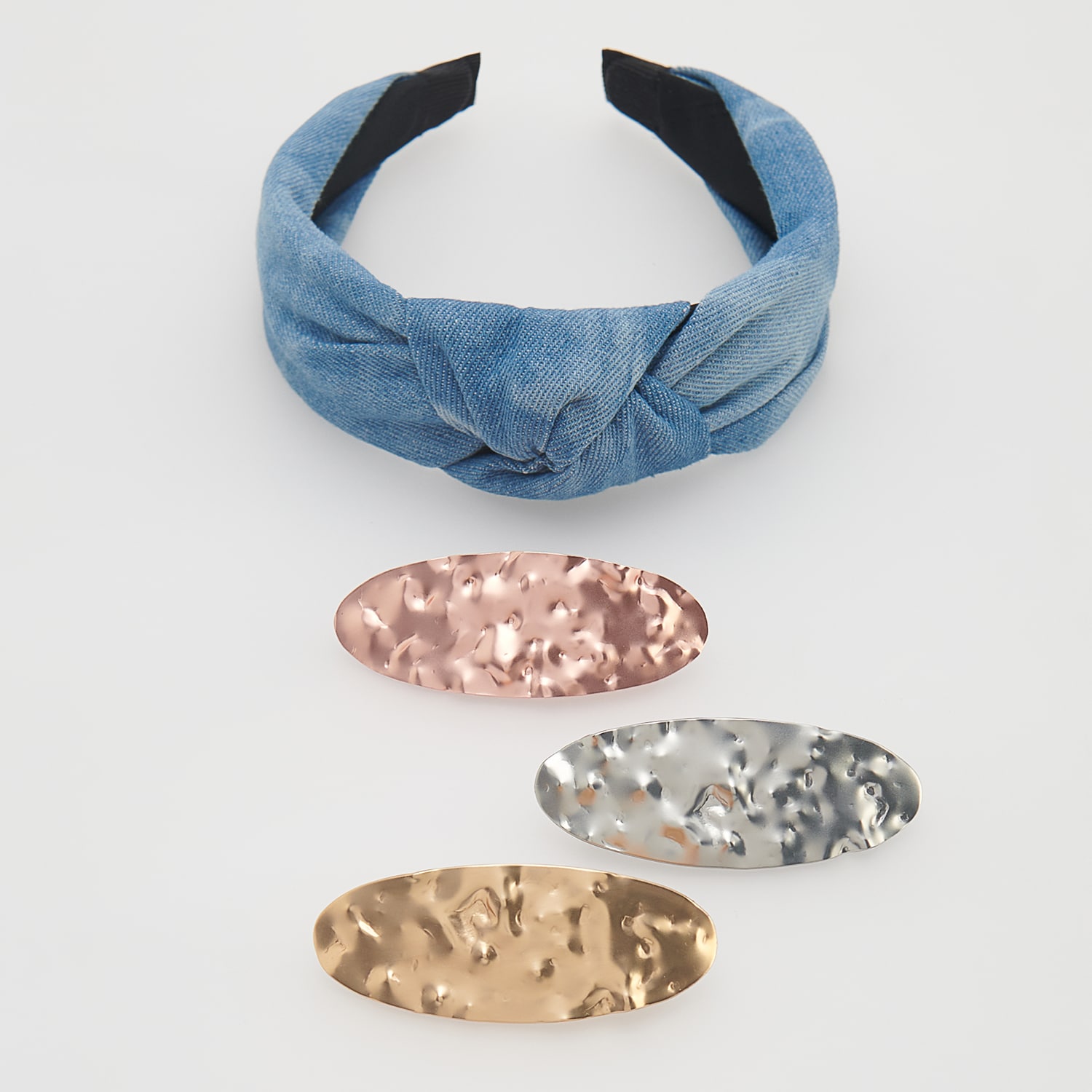Reserved – Girls` hair-clip & hairband – Albastru Albastru imagine noua 2022