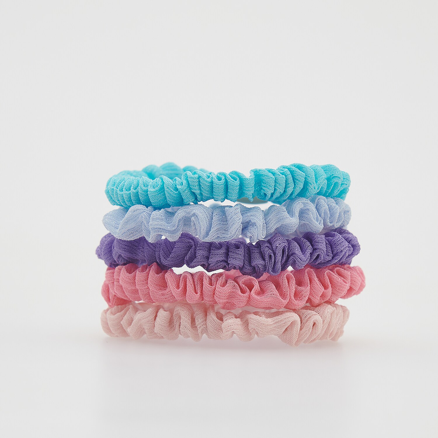 Reserved – Set de 5 elastice de păr spiralate – Multicolor elastice imagine noua 2022