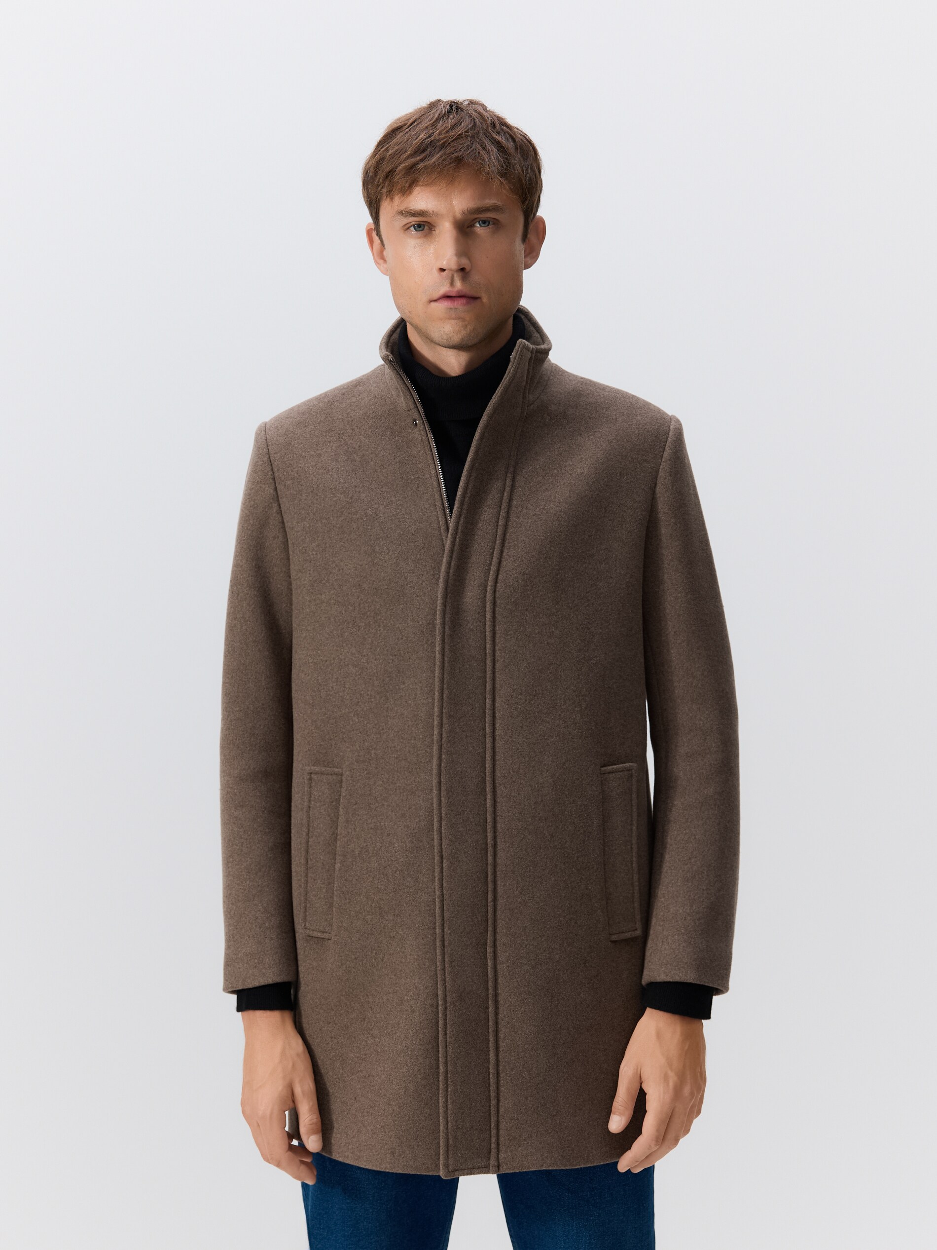 Reserved - Μακρύ παλτό με μείγμα μαλλιού φωτογραφία