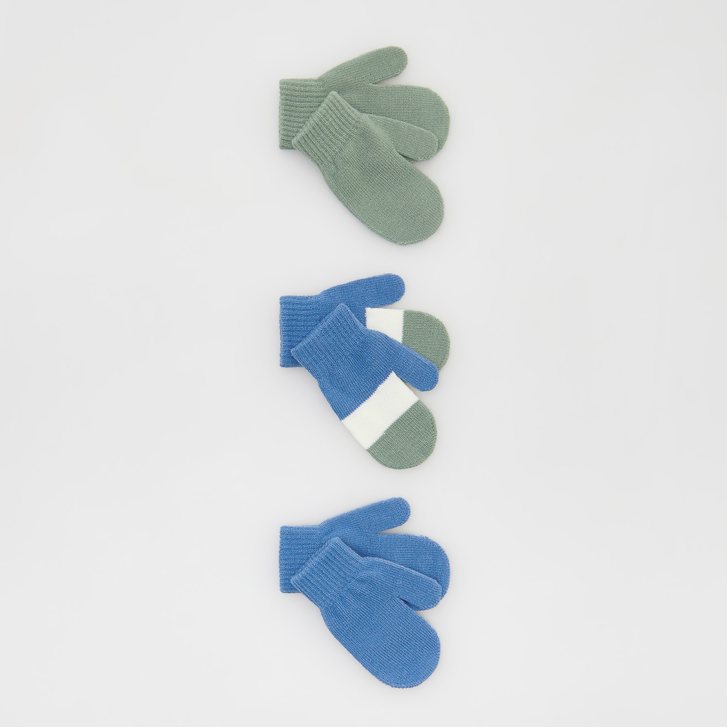 Reserved – Mănuși cu două degete, 3 perechi – Albastru accessories imagine noua 2022