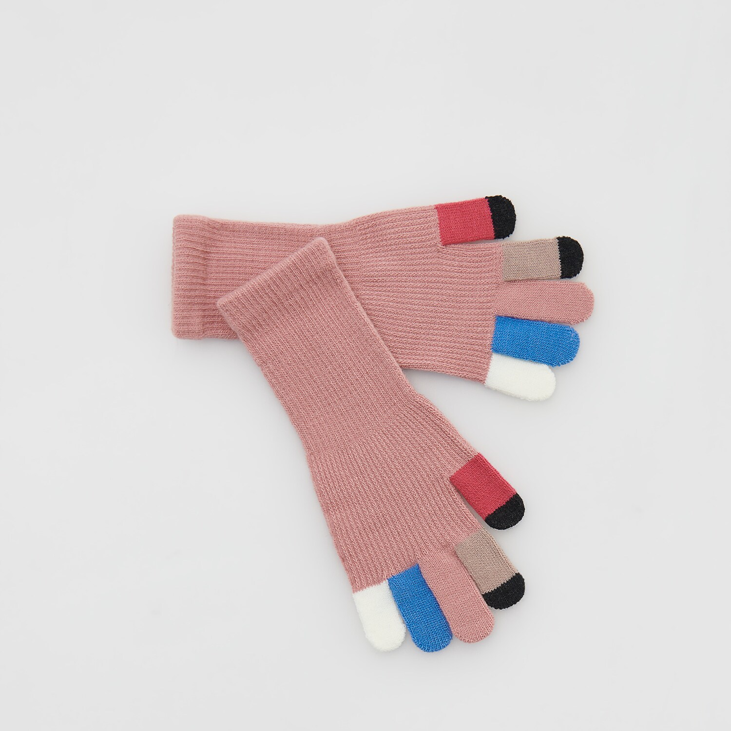 Reserved – Mănuși multicolore – Roz garment imagine noua 2022