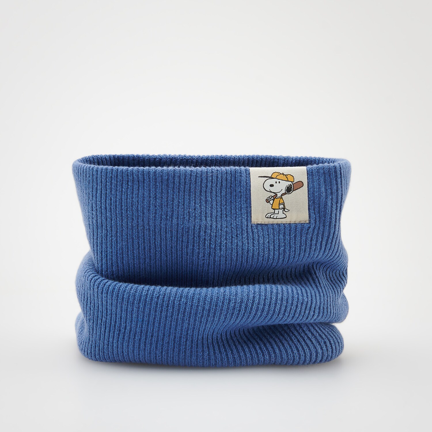Reserved – Guler Snoopy din tricot striat – Albastru accessories imagine noua 2022