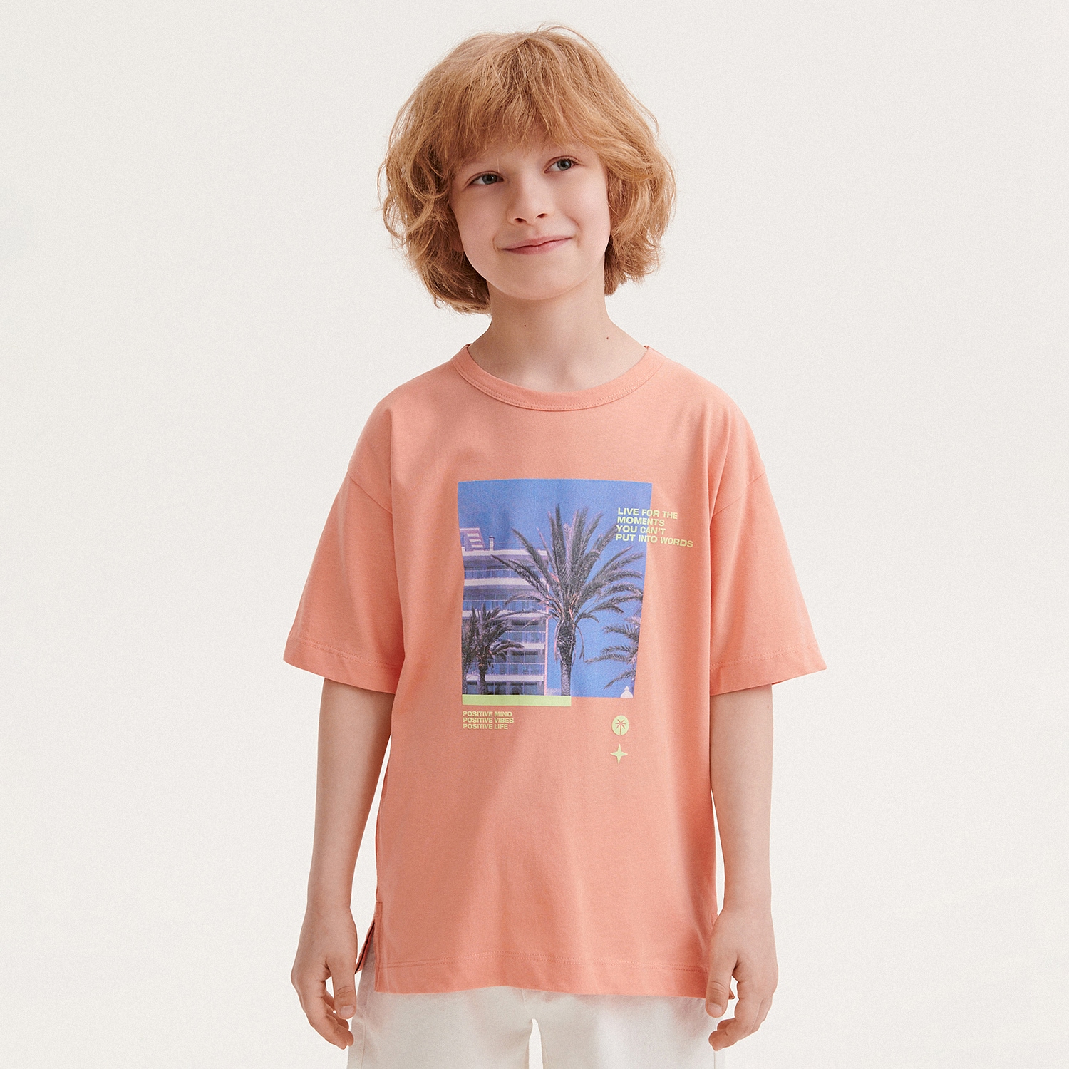 Reserved – T-shirt cu imprimeu – Oranj Boy imagine noua gjx.ro