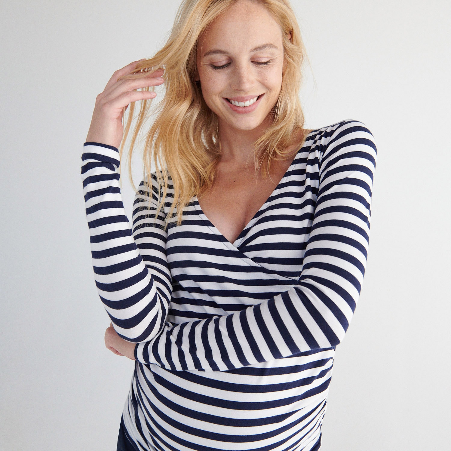Reserved – Bluză cu conținut ridicat de bumbac organic – Multicolor Bluza imagine noua 2022
