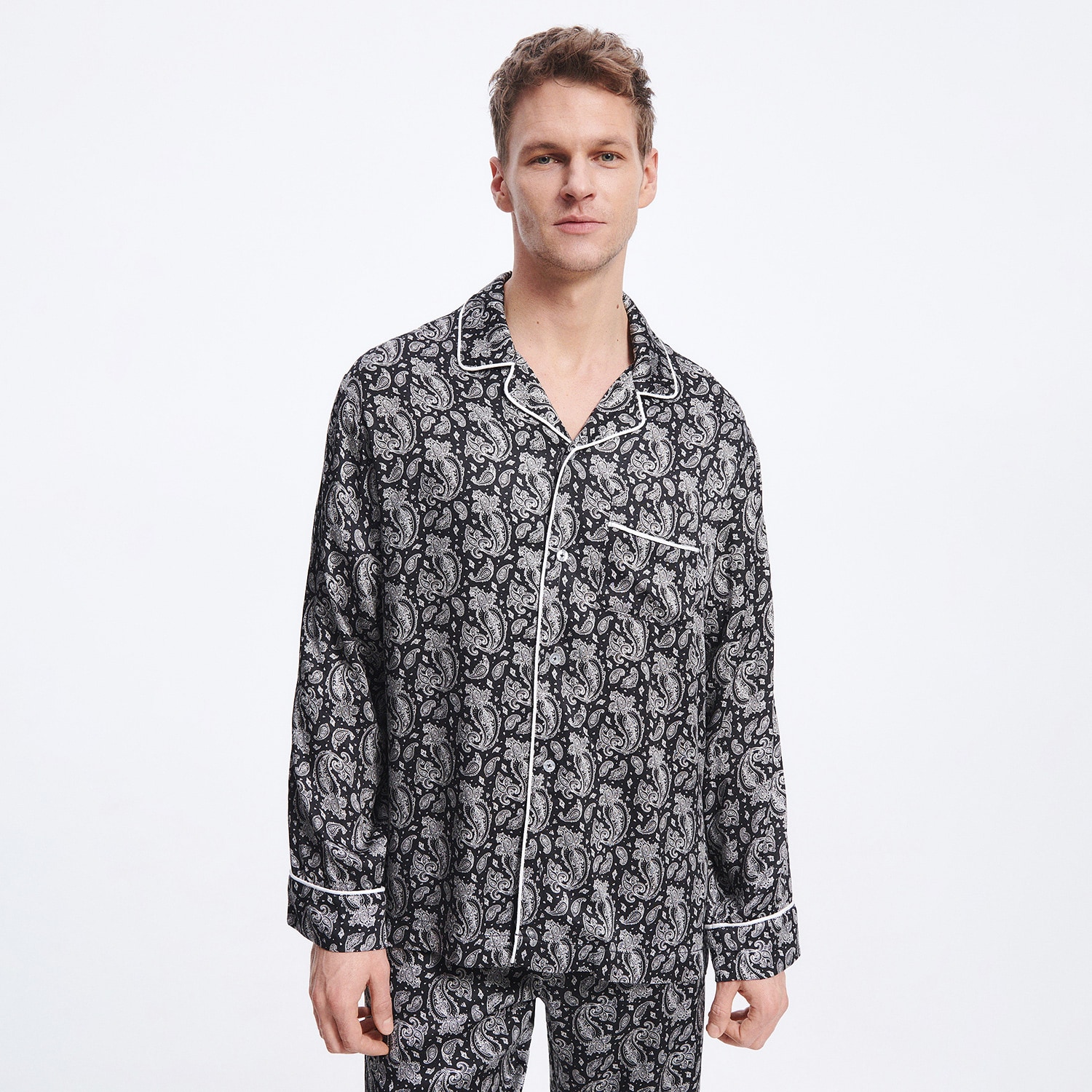 Reserved - Cămașă de pijama, din viscoză - Multicolor