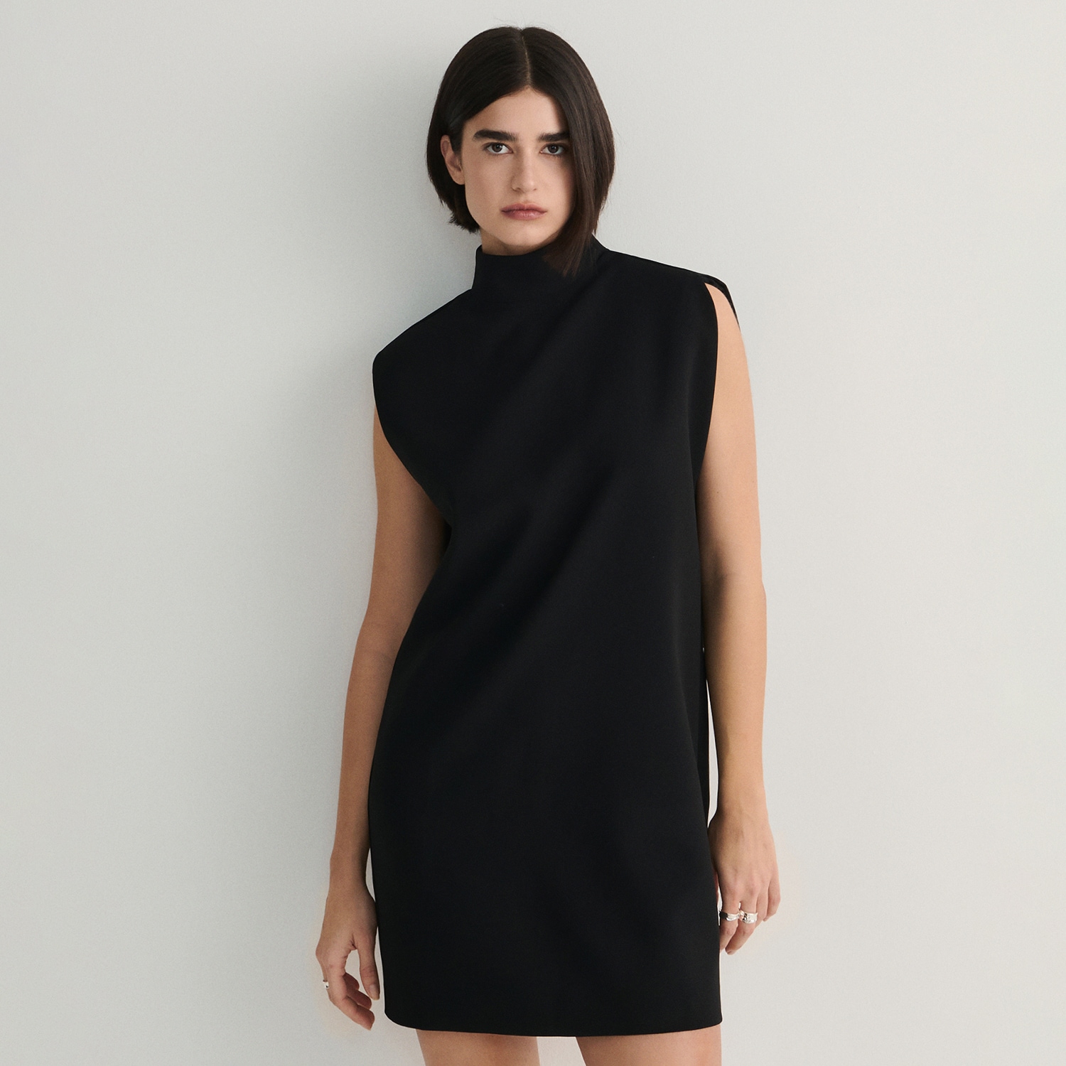 Levně Reserved - Mini šaty - Černý