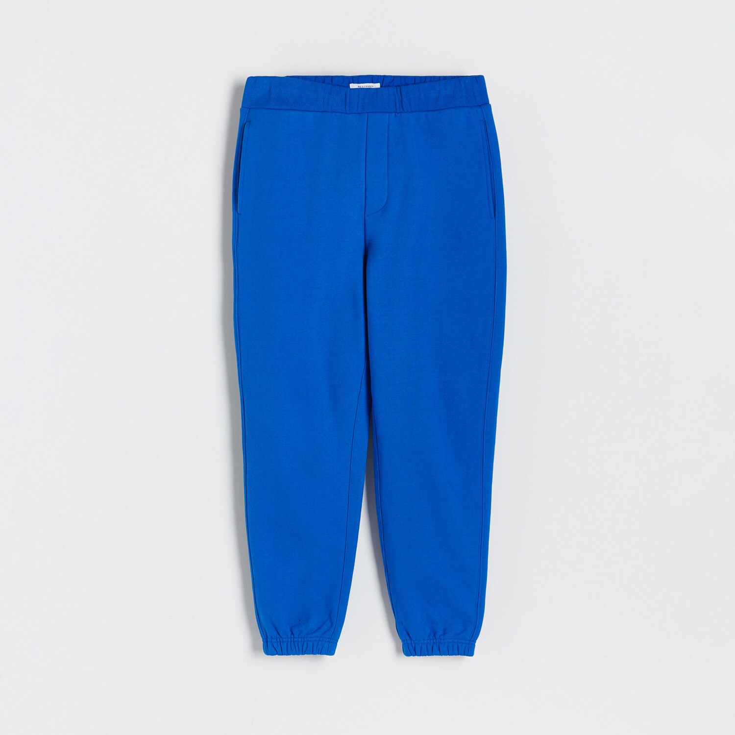Reserved – Pantaloni joggeri – Albastru Albastru imagine noua 2022