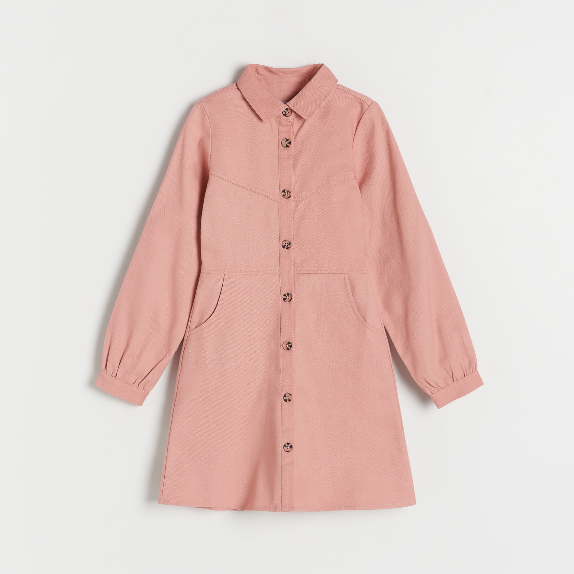 E-shop Reserved - Bavlnené šaty - Ružová