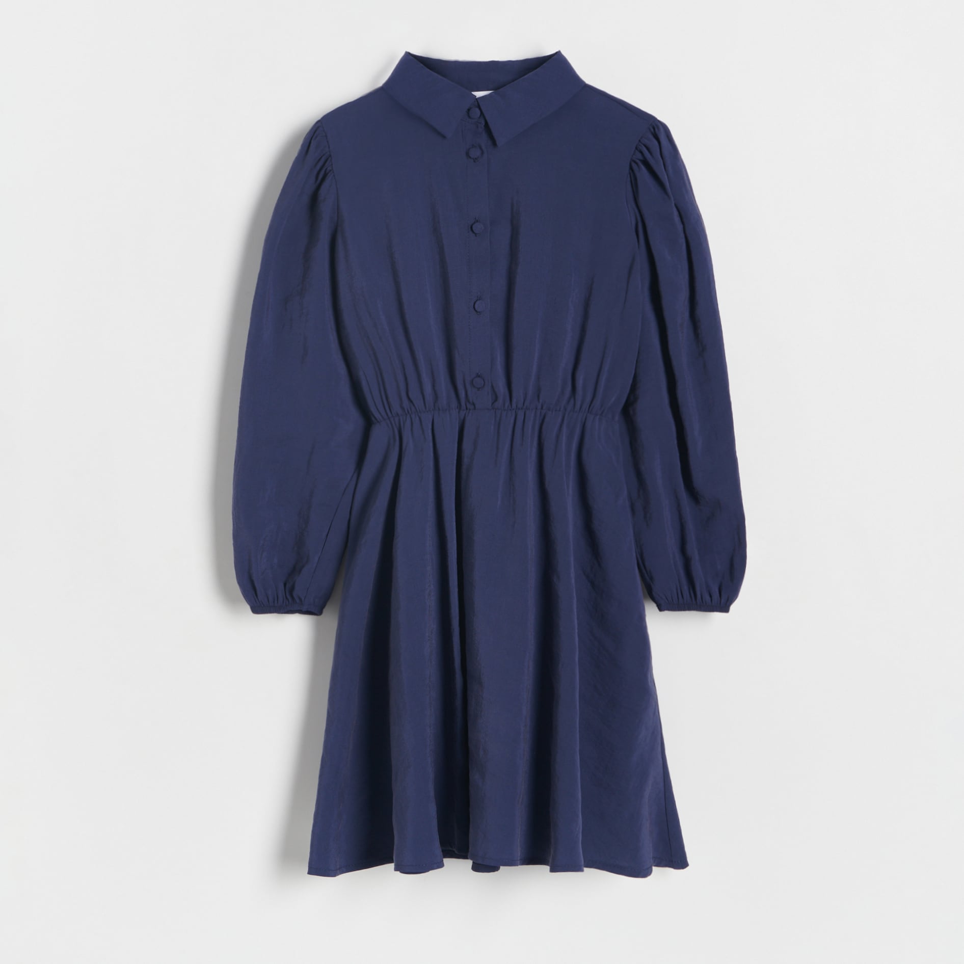 E-shop Reserved - Modalové šaty - Tmavomodrá