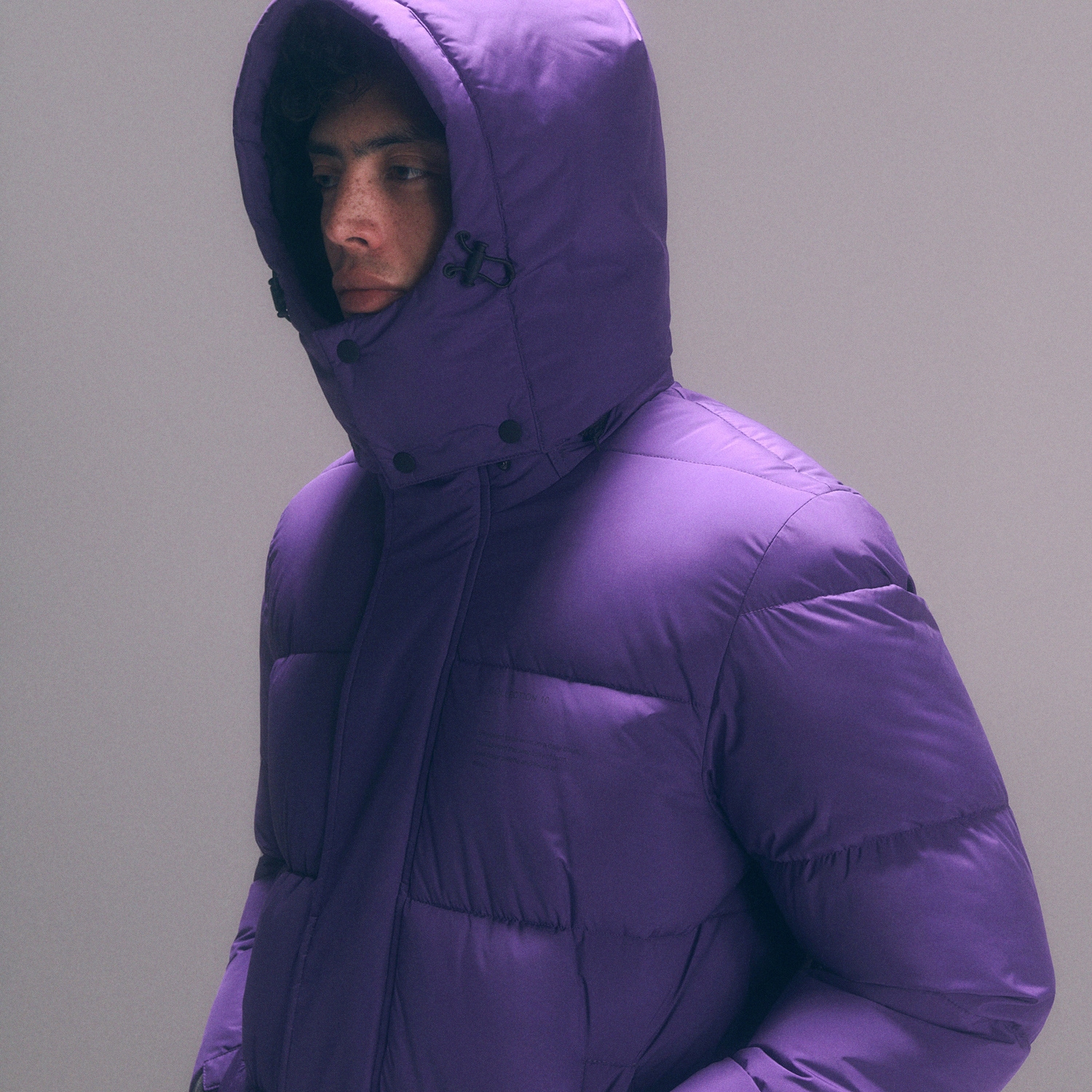 Reserved – Jachetă cu glugă reglabilă – Violet clothes imagine noua 2022
