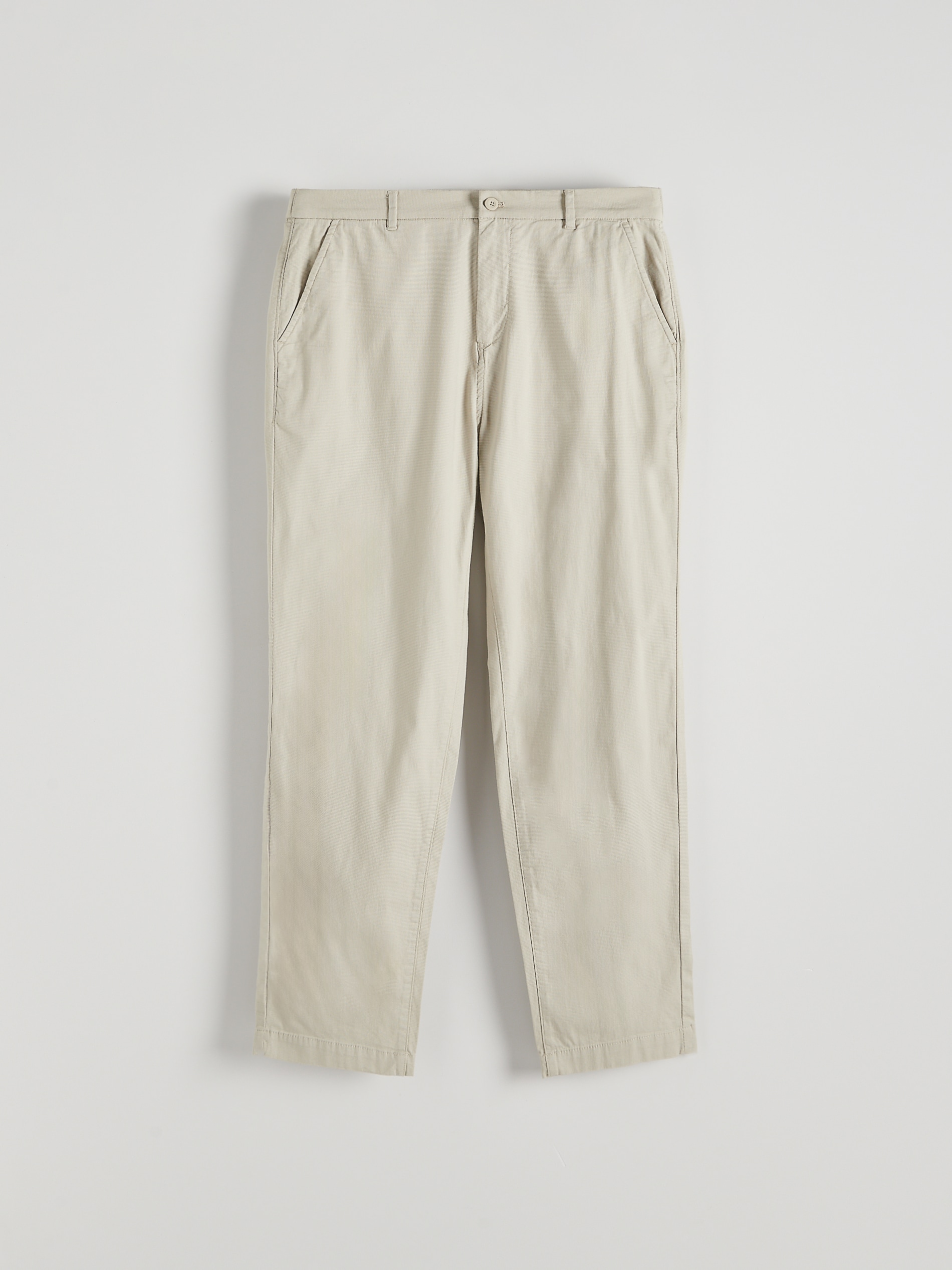 Reserved - Pantaloni slim in cotone - beige