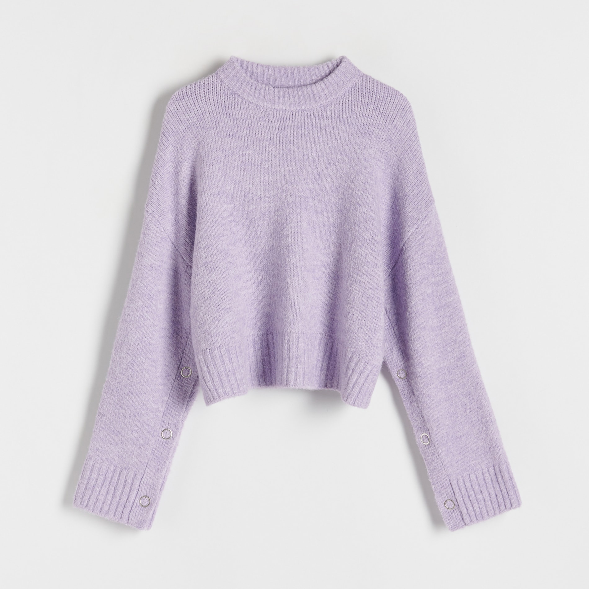 E-shop Reserved - Oversize sveter - Purpurová