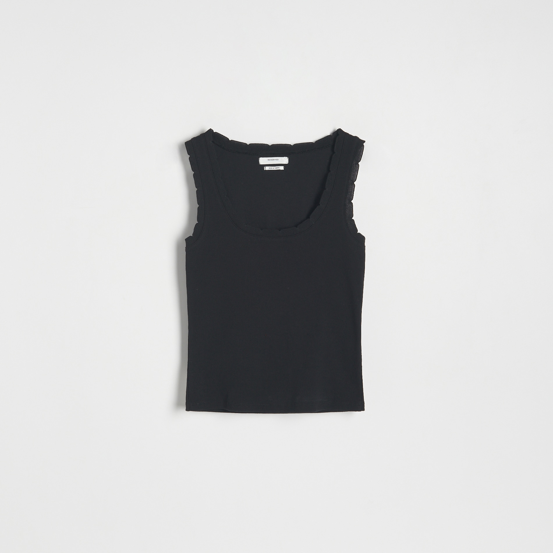 Reserved – Ladies` singlet – Negru clothes imagine noua gjx.ro