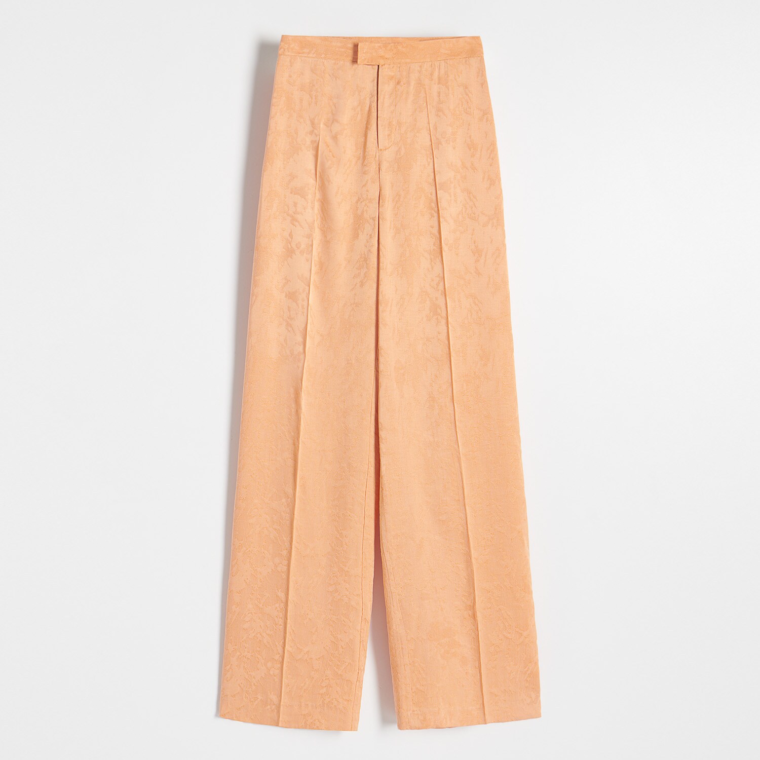 Reserved – Pantaloni cu model jacard – Oranj clothes imagine noua 2022