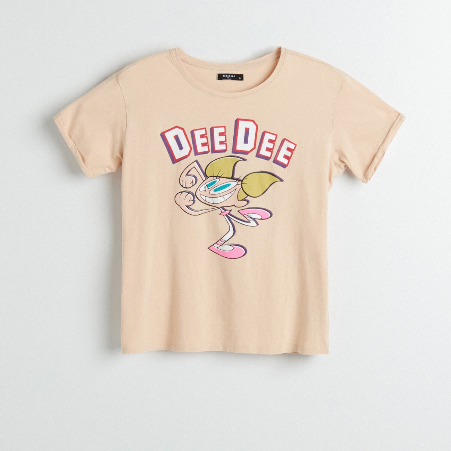 Reserved – Tricou Dee Dee – Ivory clothes imagine noua 2022