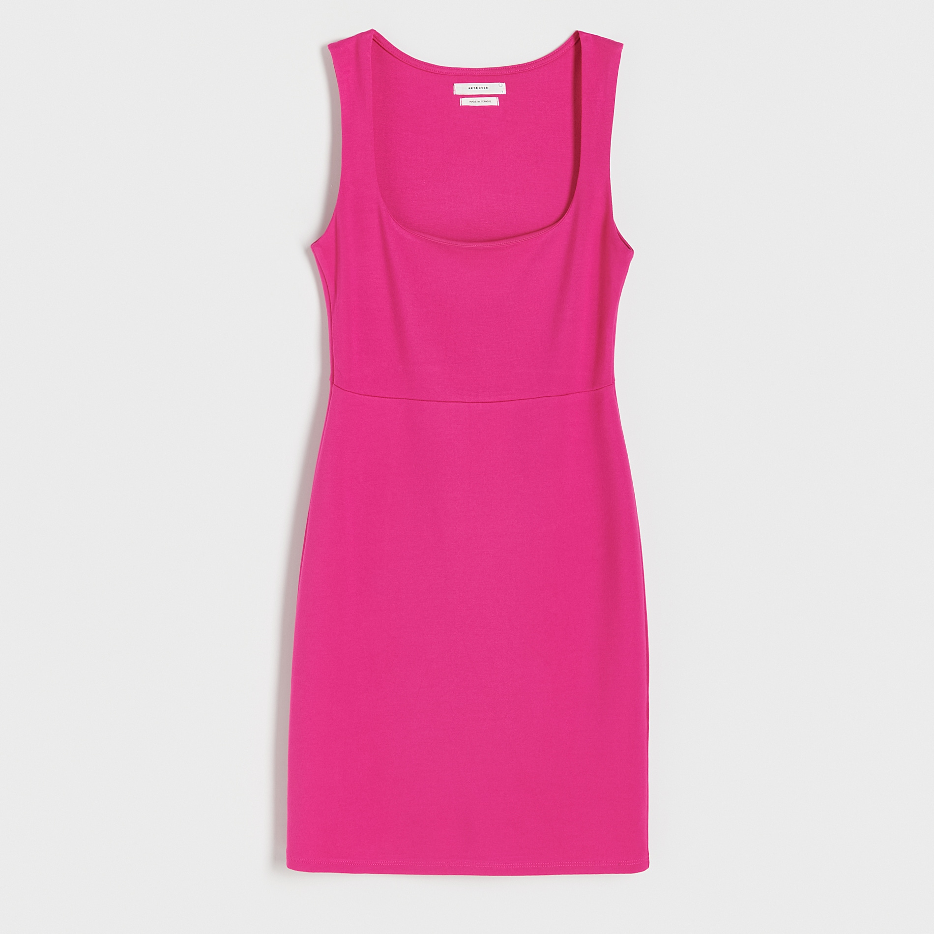 Levně Reserved - Mini šaty - Růžová