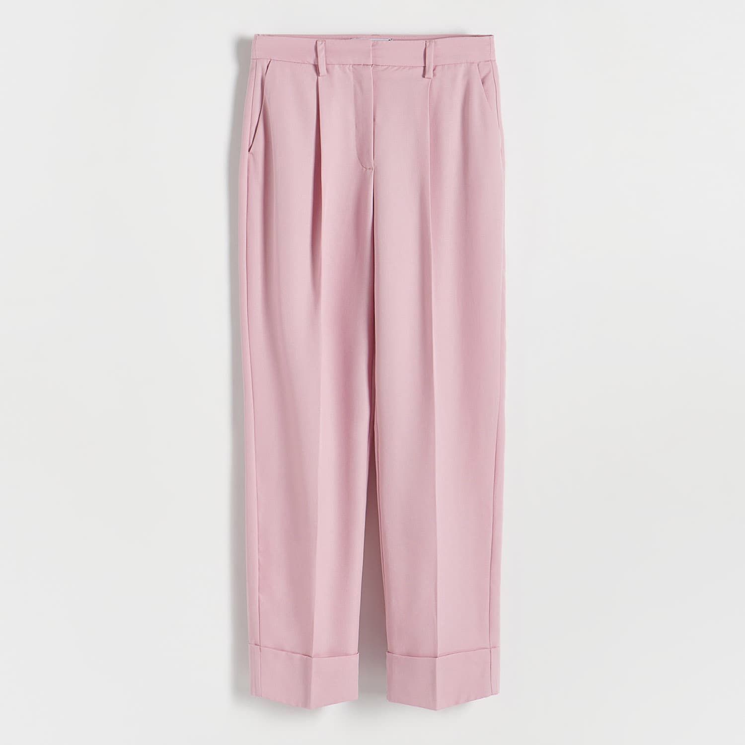 Reserved – Pantaloni din Lyocell Tencel™ – Roz clothes imagine noua gjx.ro