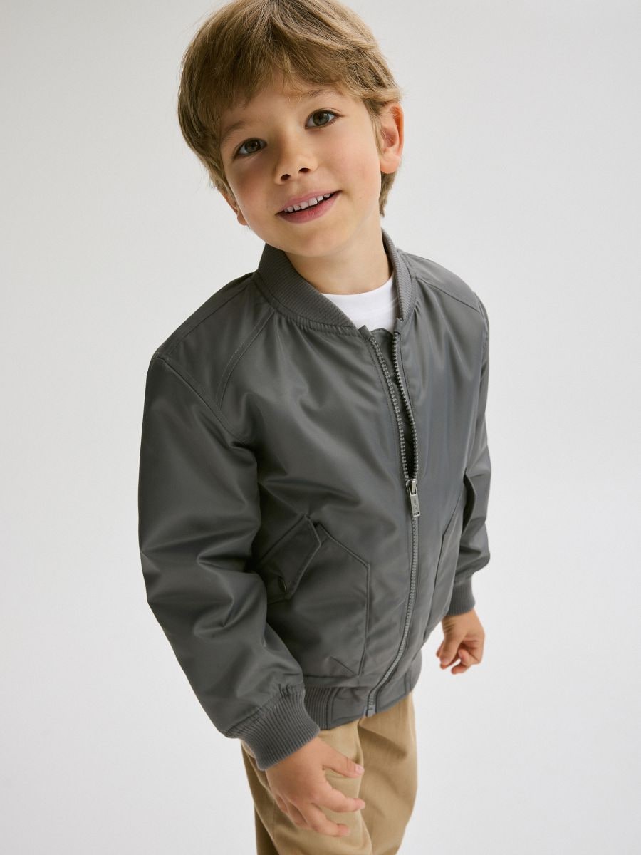 Bomber jacket - dark grey - RESERVED - 6