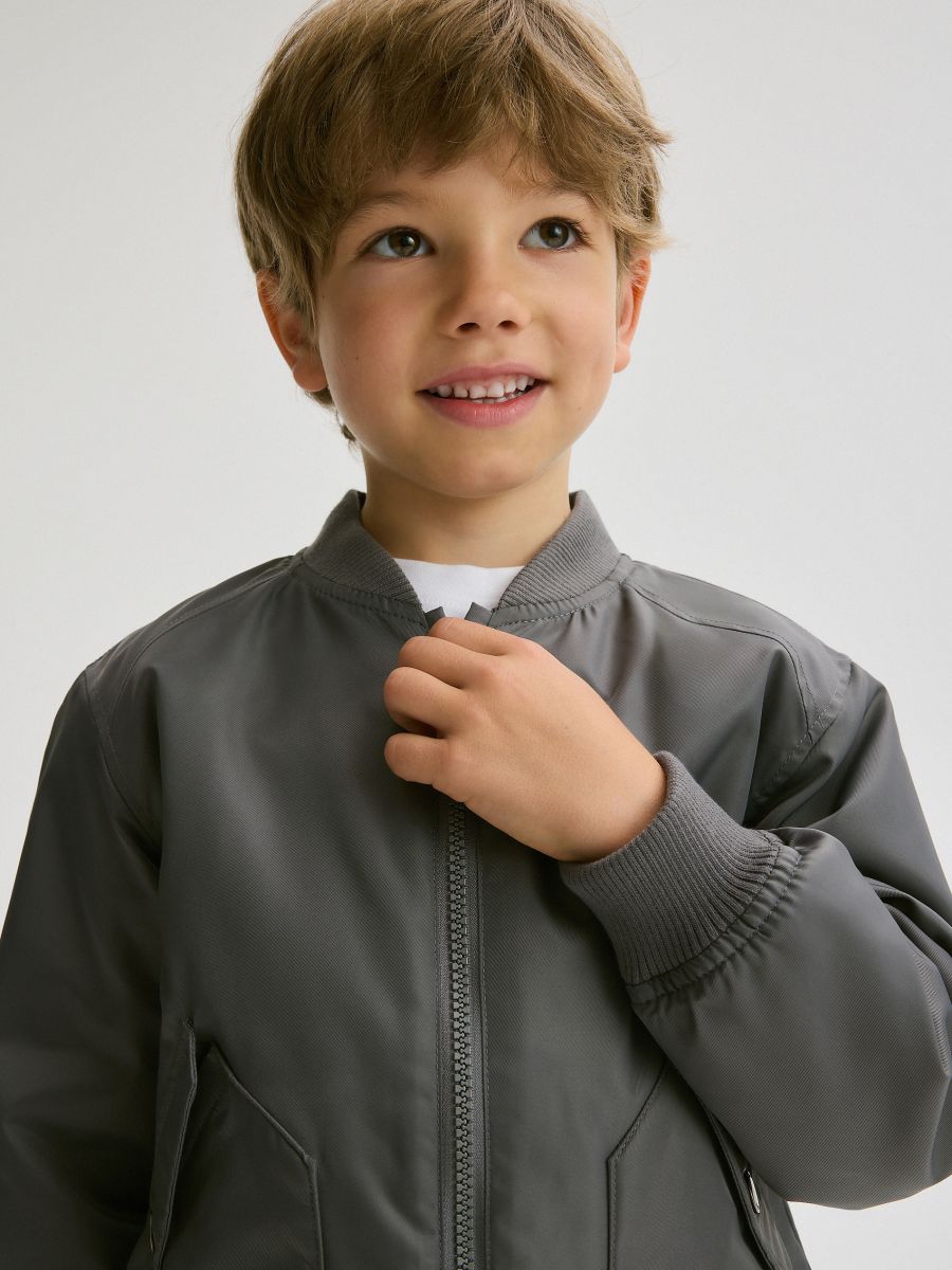 Bomber jacket - dark grey - RESERVED - 3
