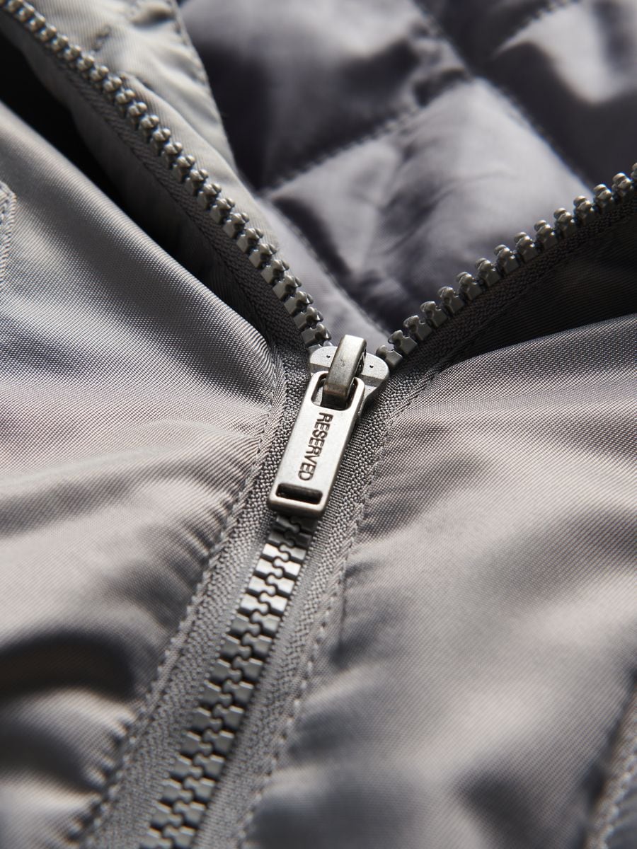 Bomber jacket - dark grey - RESERVED - 4