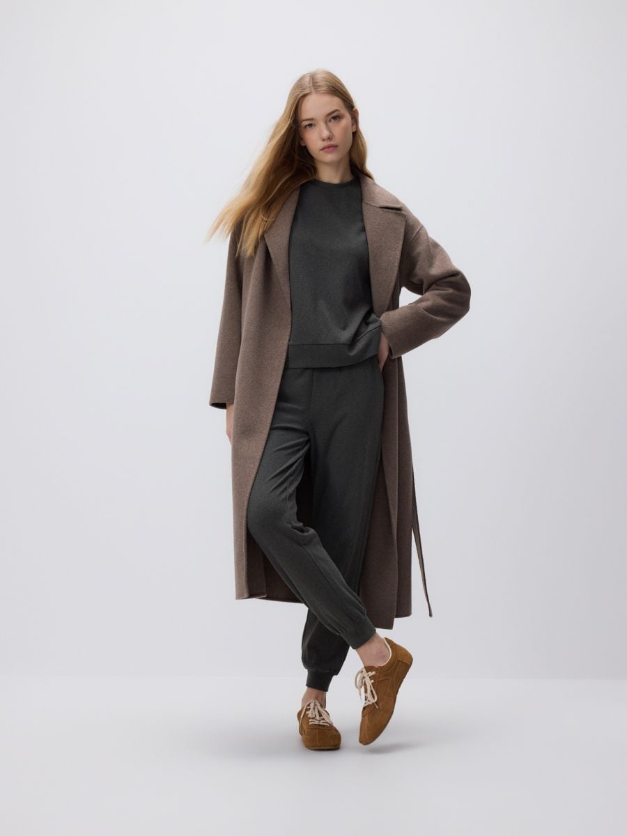 Трикотажні джогери - темно-сірий - RESERVED