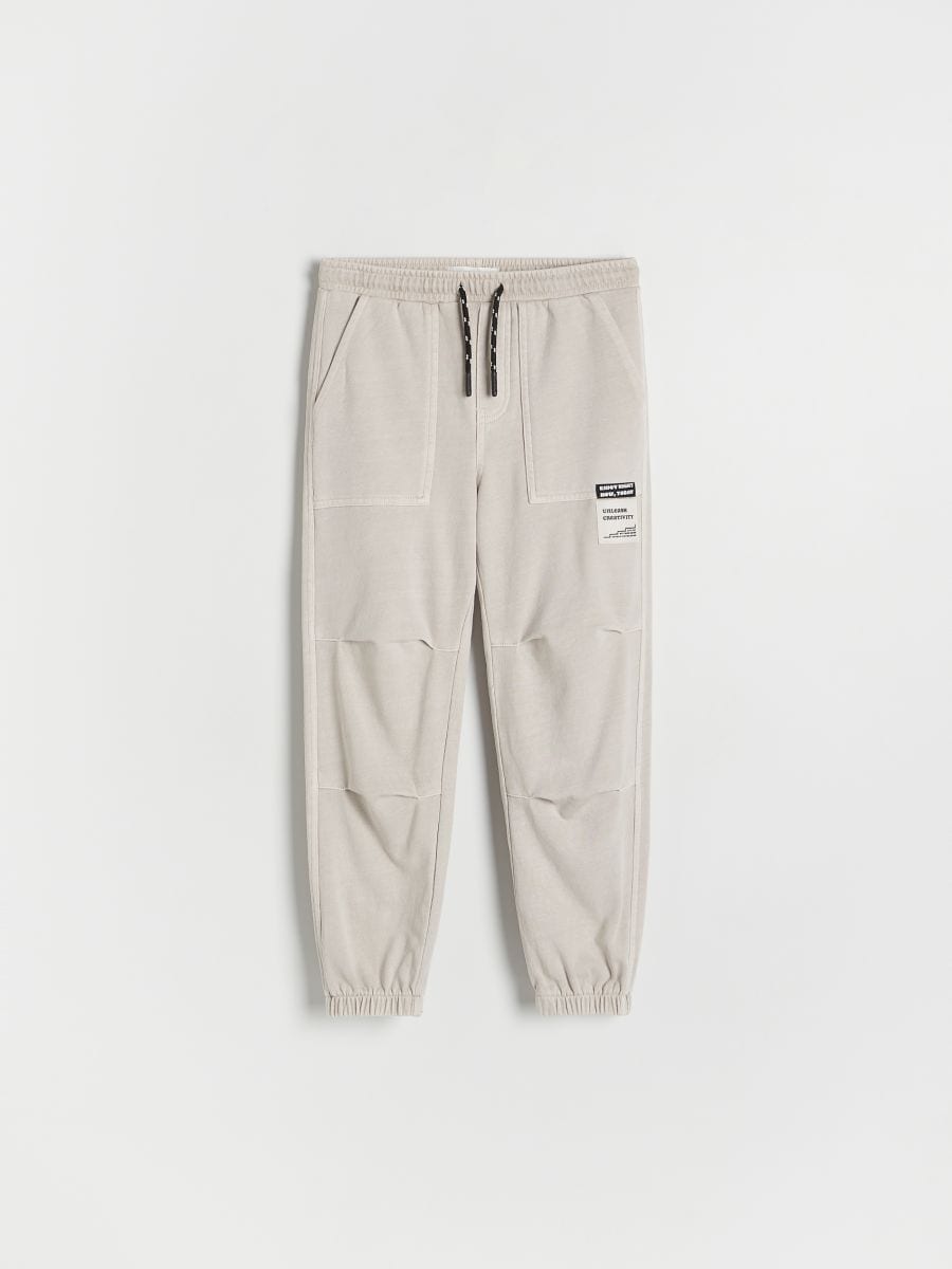 Jogger pantalone ispranog izgleda - bež - RESERVED - 2
