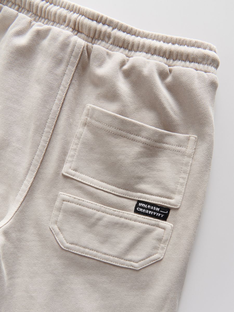 Jogger pantalone ispranog izgleda - bež - RESERVED - 3
