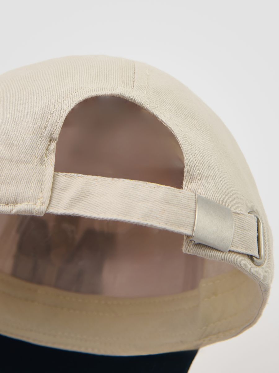 Cap with embroidery - cream - RESERVED - 3